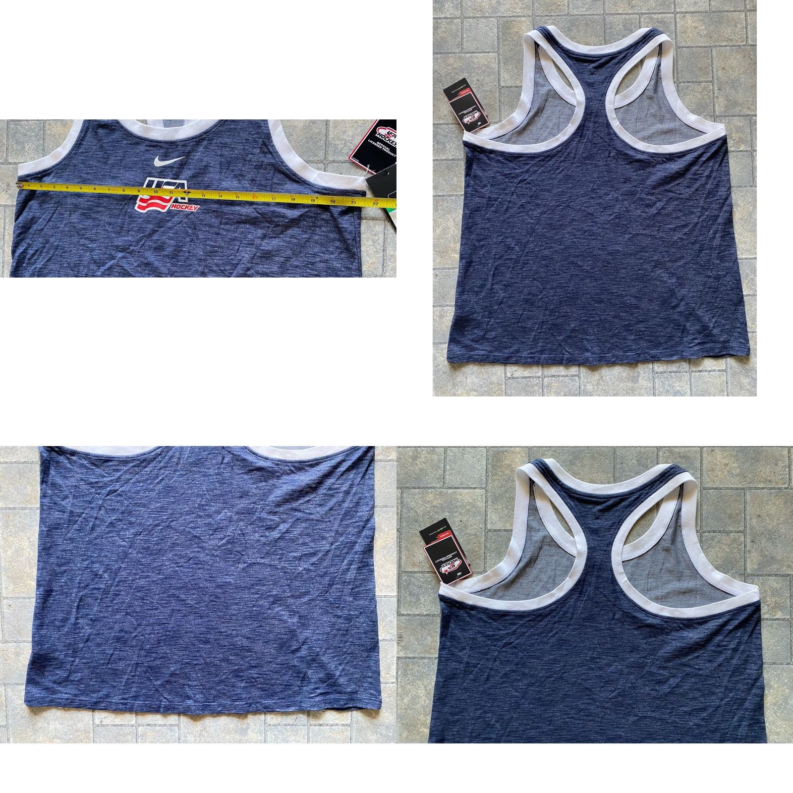 Nike Nike Women's XL USA Hockey Tank Top Navy NEW WITH TAGS Size XL / US 12-14 / IT 48-50 - 8 Thumbnail
