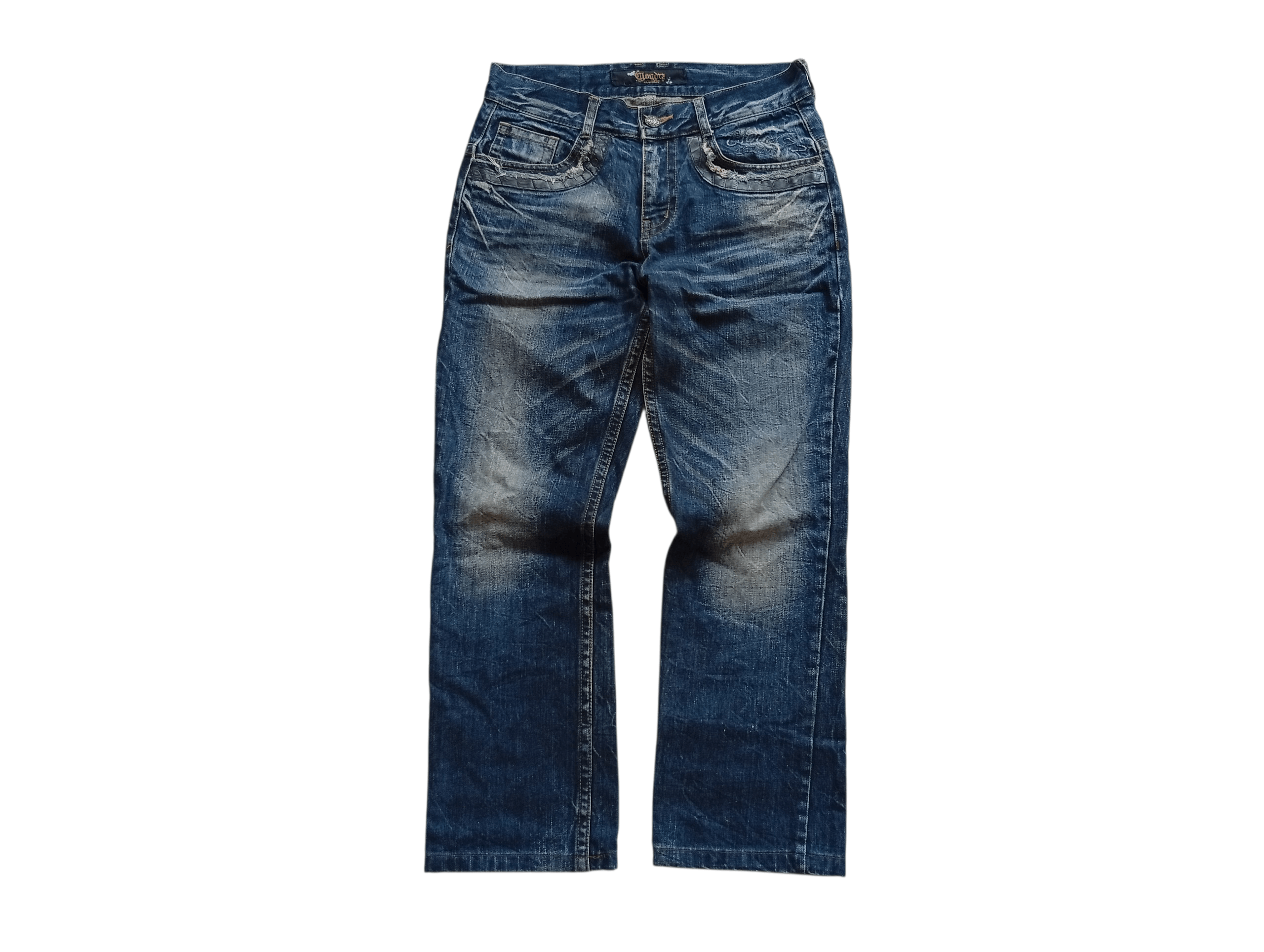 Japanese Brand Cloud72 crossfaith studded denim Size US 32 / EU 48 - 4 Thumbnail
