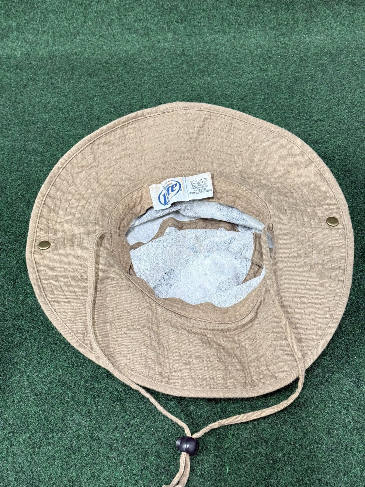 Vintage Vintage Miller Lite Beer Camo Boonie Hat Size ONE SIZE - 5 Thumbnail