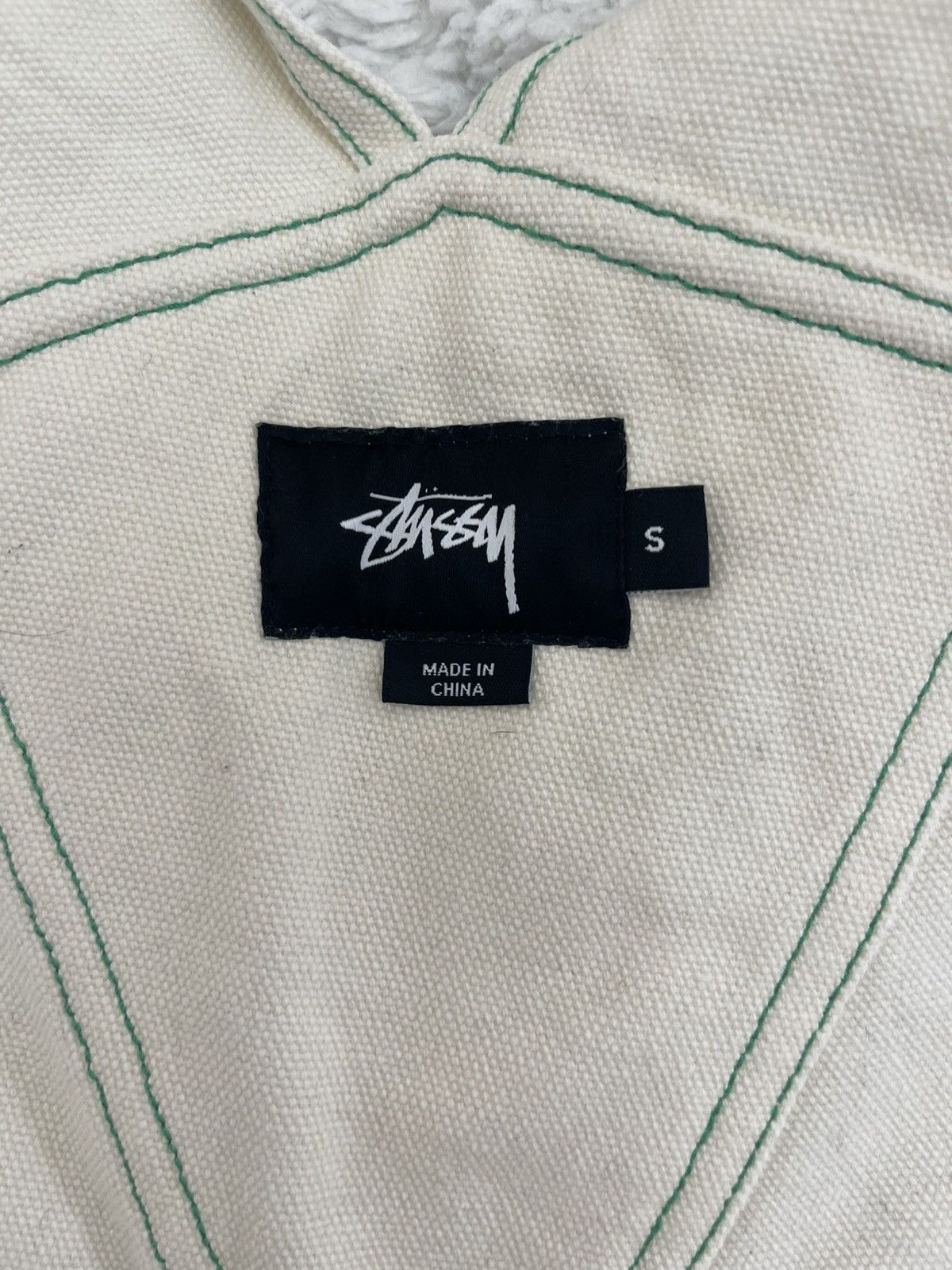 Stussy Stussy Wyatt overalls with green stitching Size 27" / US 4 / IT 40 - 8 Thumbnail