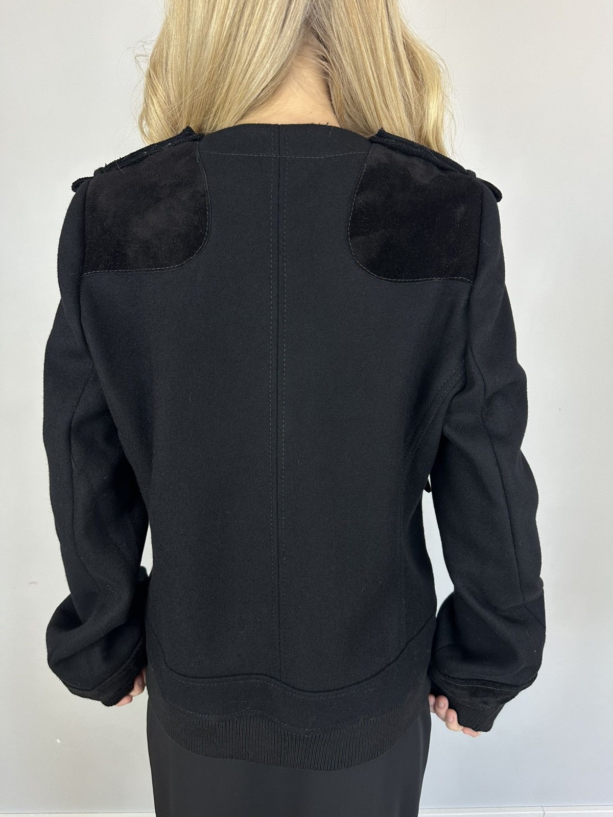 Balenciaga Balenciaga Black Wool Double Breasted Jacket 2007 Brass Size US L / EU 52-54 / 3 - 10 Thumbnail