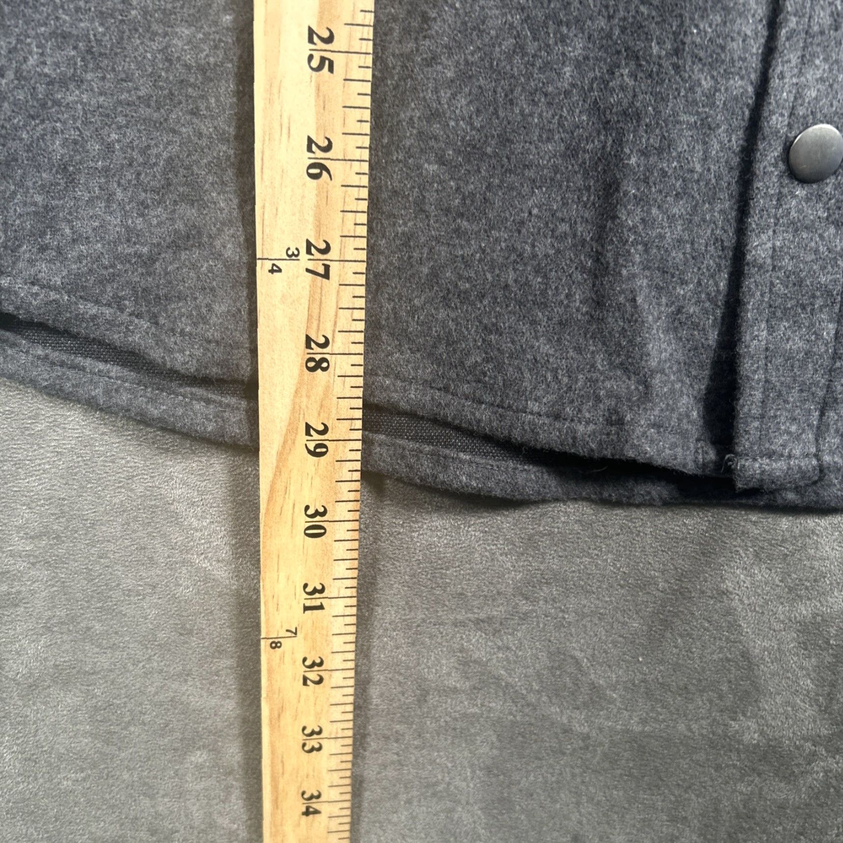 Gap VINTAGE Gap Long Sleeve Overshirt Mens XL Gray Snap Button Up Shacket Soft NWT Size US XL / EU 56 / 4 - 5 Thumbnail