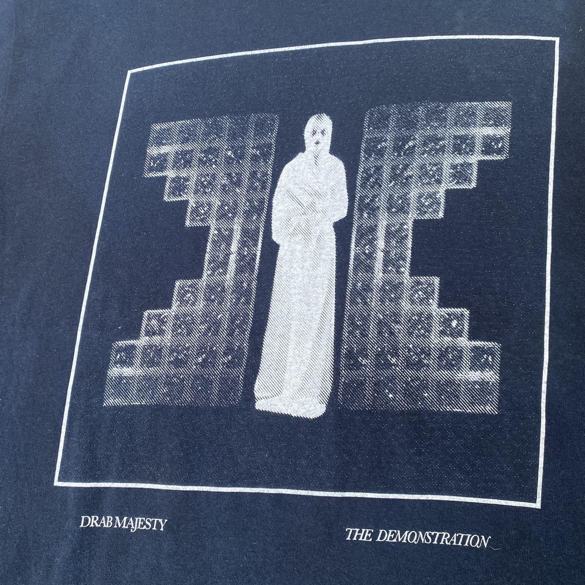 Band Tees × Vintage Vintage Rare Drab Majesty Band The Demonstration Album Tees Size US L / EU 52-54 / 3 - 3 Thumbnail