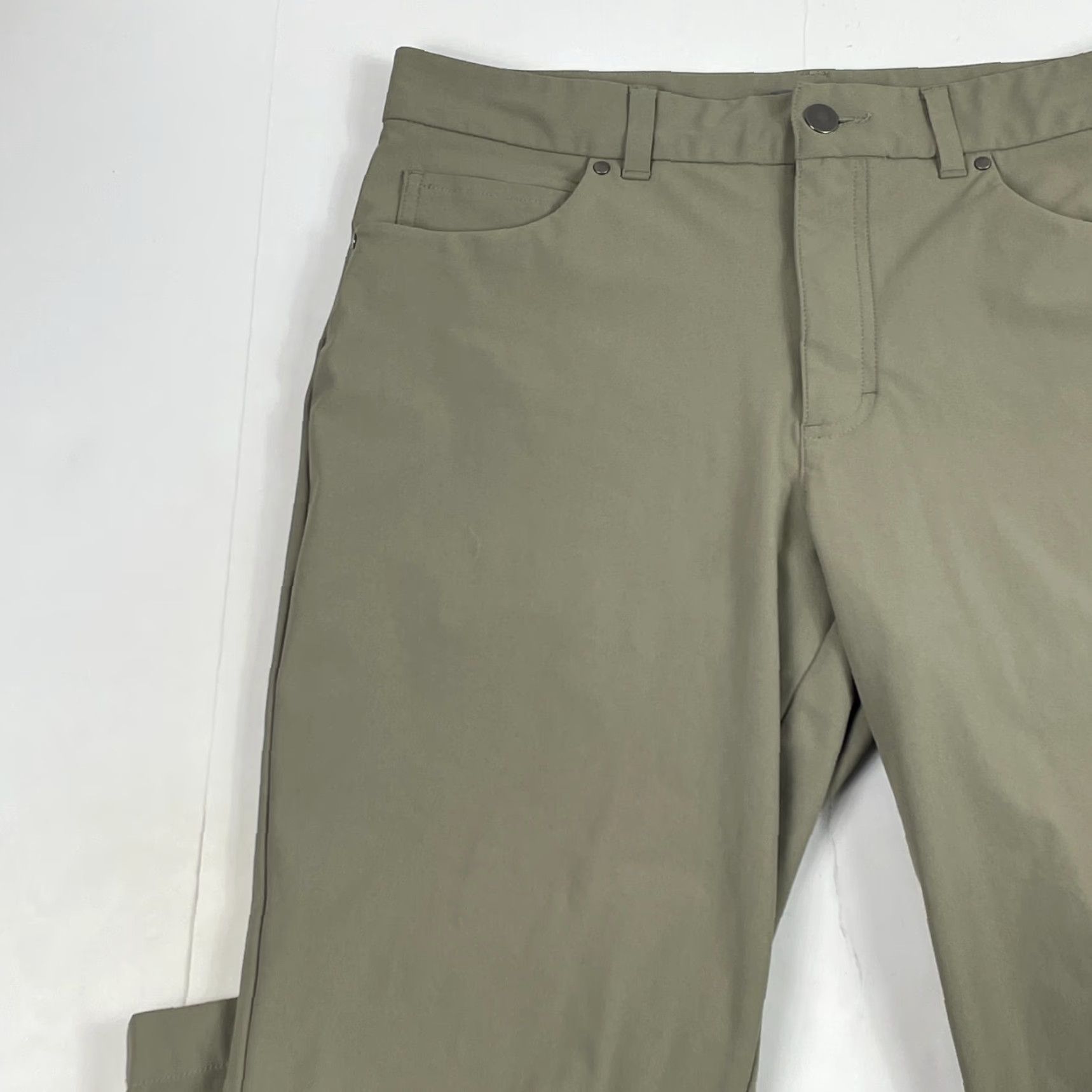 Vintage VRST Pants Mens 32 x 30 Green Golf Tapered Leg Stretch Preppy Dress Pants Slim 5-Pocket Vintage? Size US 32 / EU 48 - 2 Thumbnail