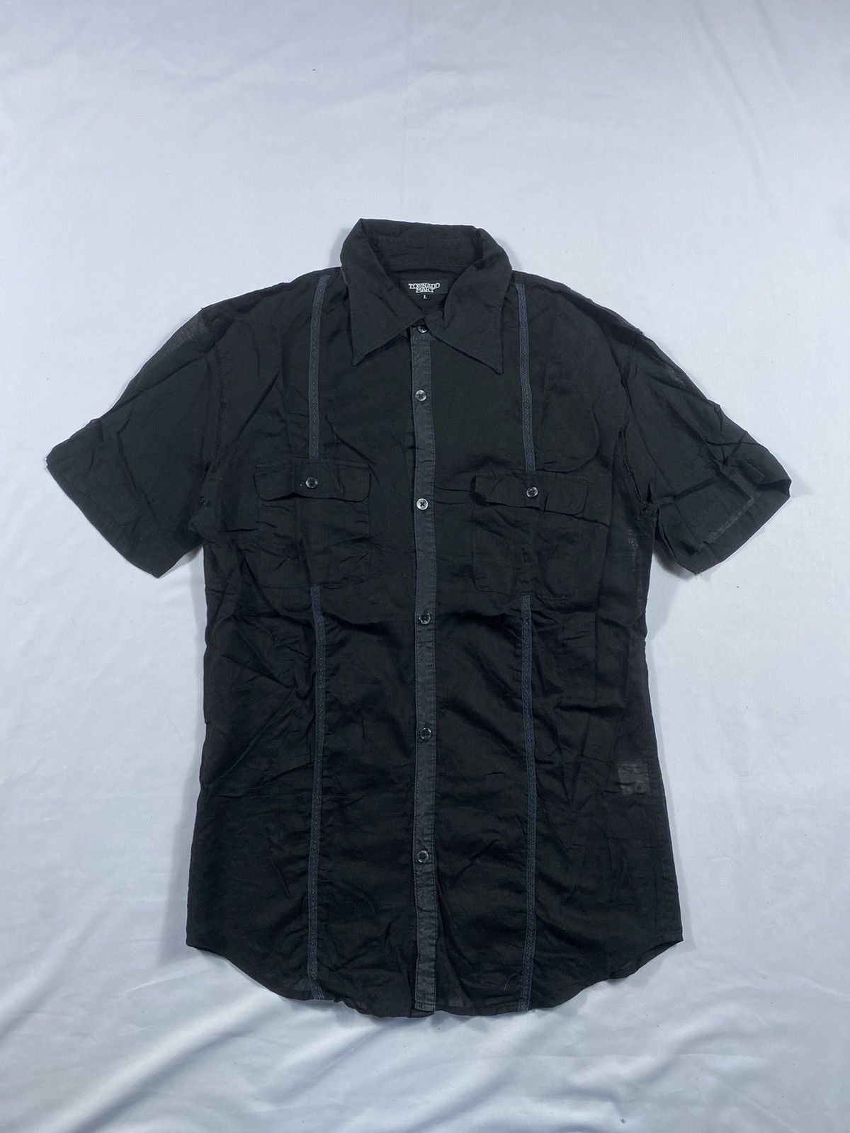 Tornado Mart Japanese Tornado Mart Button Ups pocket Short Sleeve Size US S / EU 44-46 / 1 - 1 Thumbnail