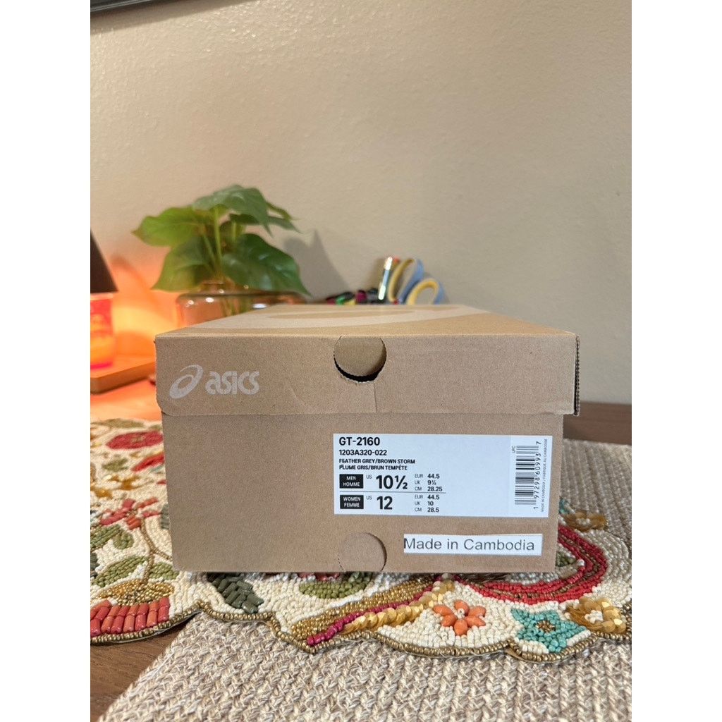 Asics Asics GT-2160 Feather Grey Brown Storm Silver Gel NYC Wood Size US 10.5 / EU 43-44 - 9 Thumbnail