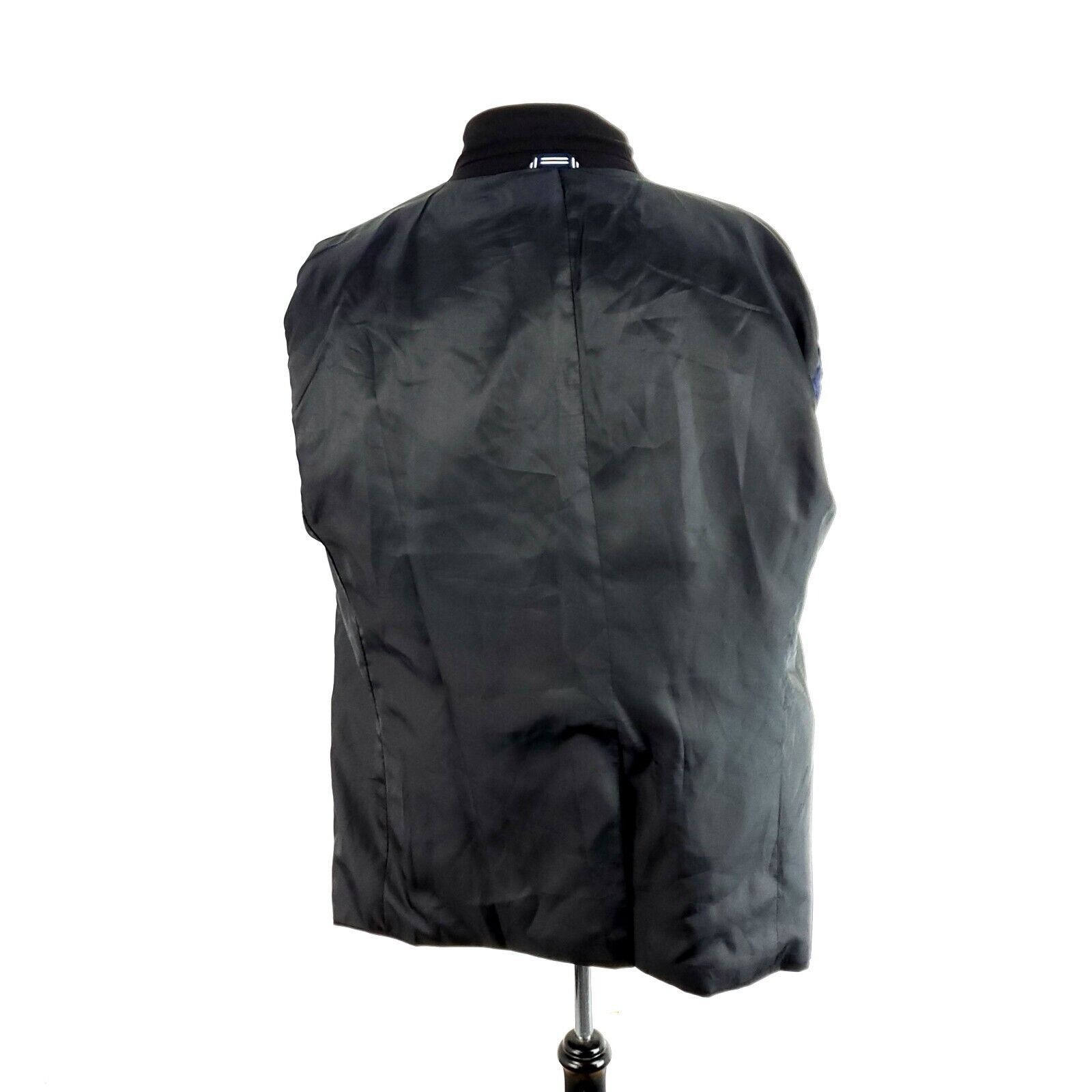 Nautica Nautica Wool Polyester 2 Button Blazer 46L Charcoal Black Ta Size 46L - 10 Thumbnail