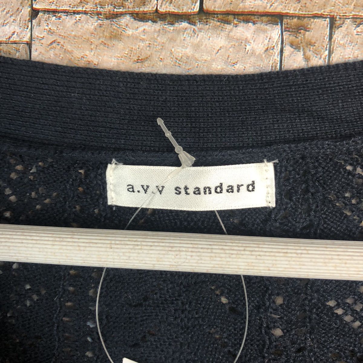 Japanese Brand A.V.V Standard Dark Blue Cardigan Knitwear #A941 Size L / US 10 / IT 46 - 10 Thumbnail