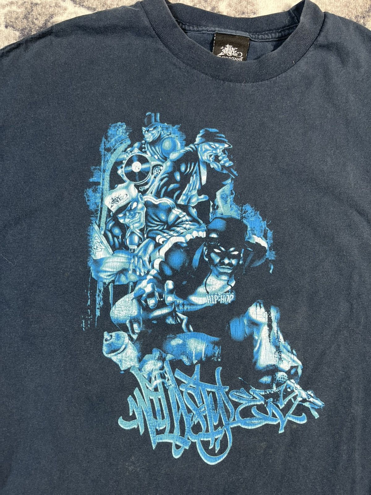 Band Tees Vintage Hip-Hop Graphic T-Shirt | Wildstyle Technicians Size US XL / EU 56 / 4 - 4 Thumbnail