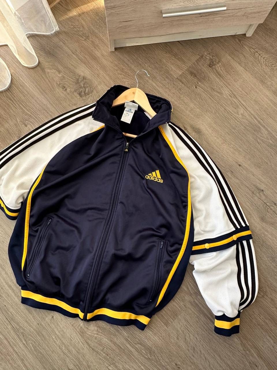 Adidas × Vintage Vintage Adidas Transforms Sportswear Full Zip Hoodie Size US L / EU 52-54 / 3 - 10 Thumbnail