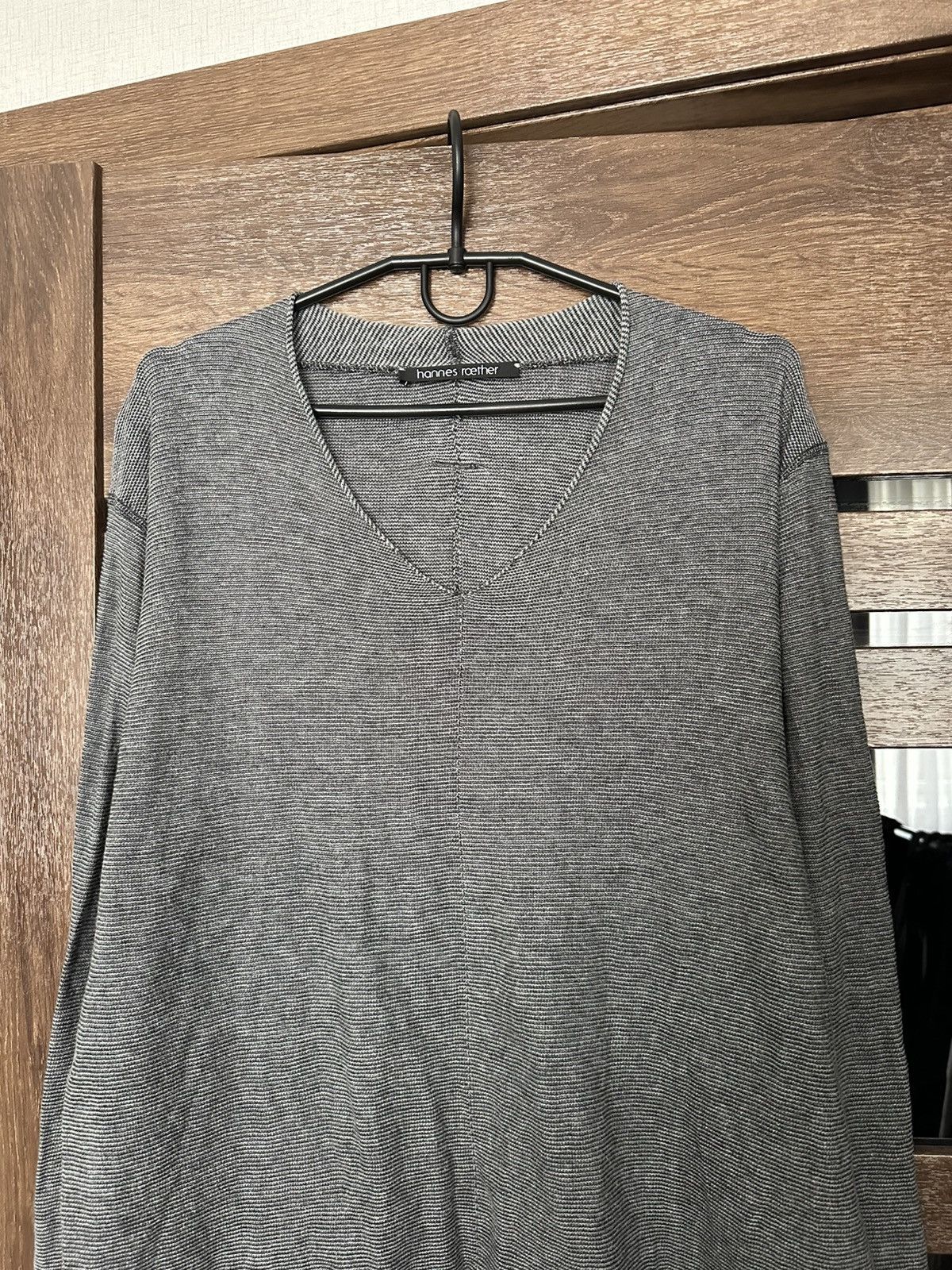 hannes roether Hannes Roether Wool Sweatshirt Pullover Size US L / EU 52-54 / 3 - 4 Thumbnail
