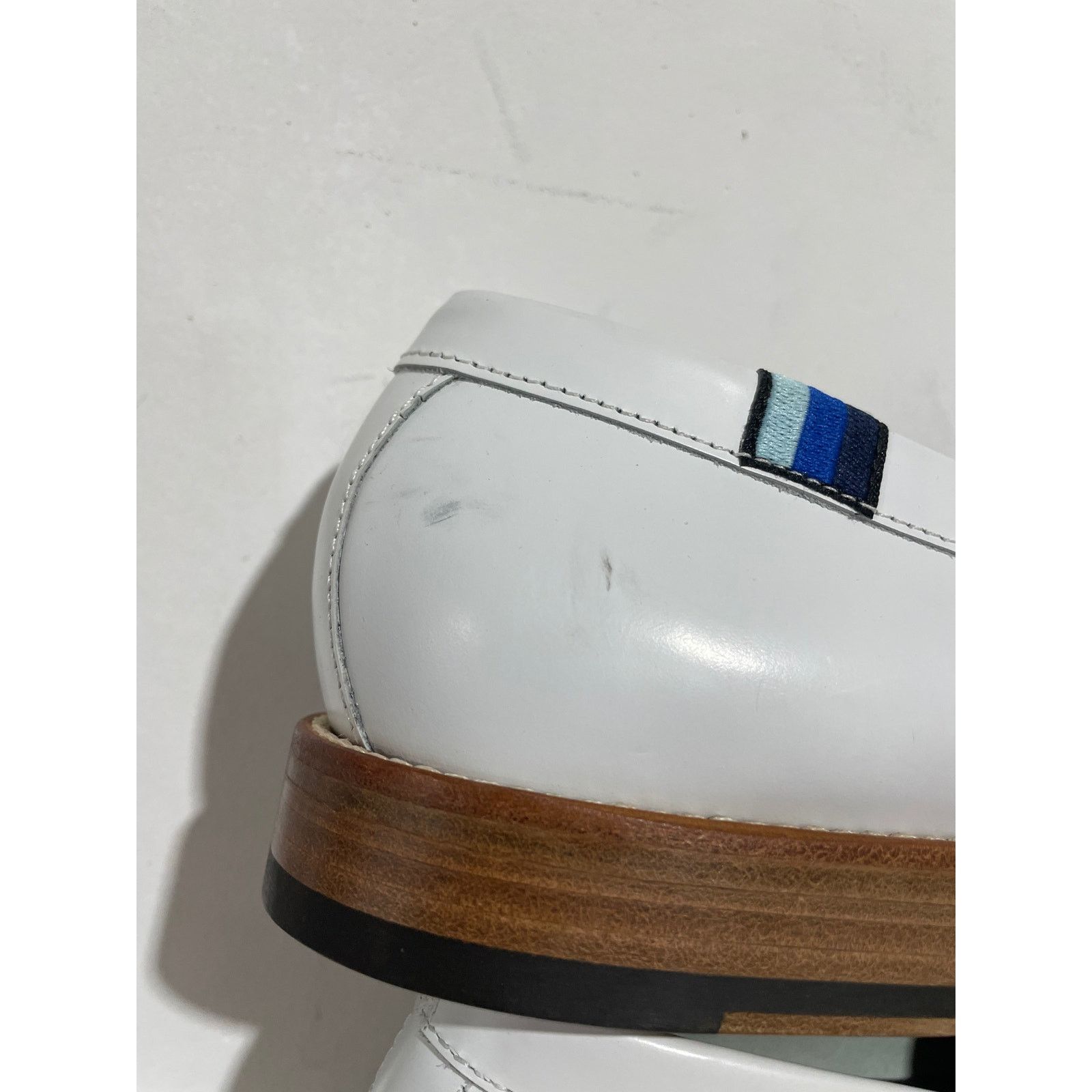 Other BLU SCARPA WHITE NAVY LOAFERS Size US 13 / EU 46 - 3 Thumbnail