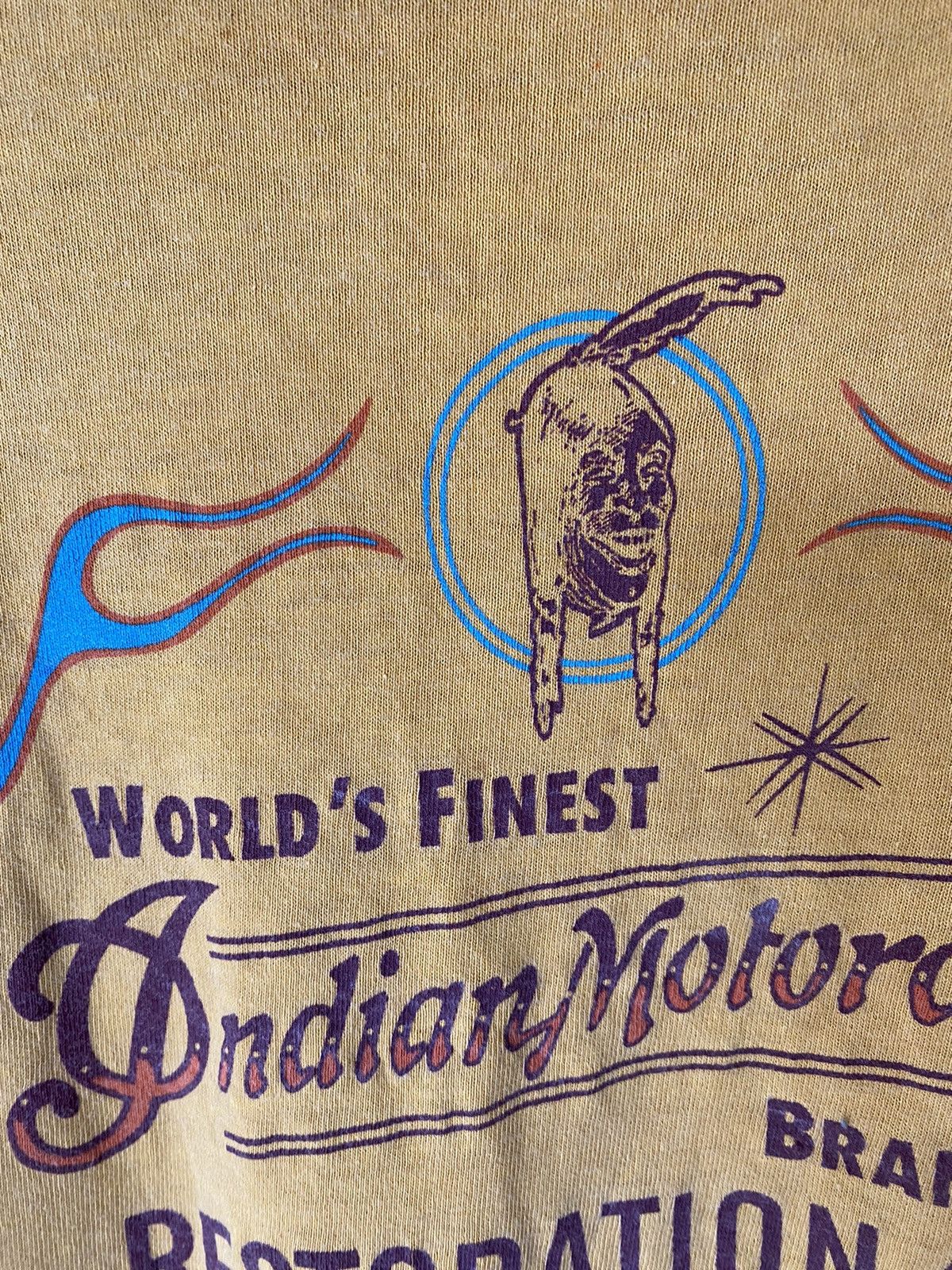 Indian Motorcycle × Japanese Brand × Toyo Enterprises 1990s Indiana Motorcycle by Toyo Enterprise fire flame Size US M / EU 48-50 / 2 - 4 Thumbnail