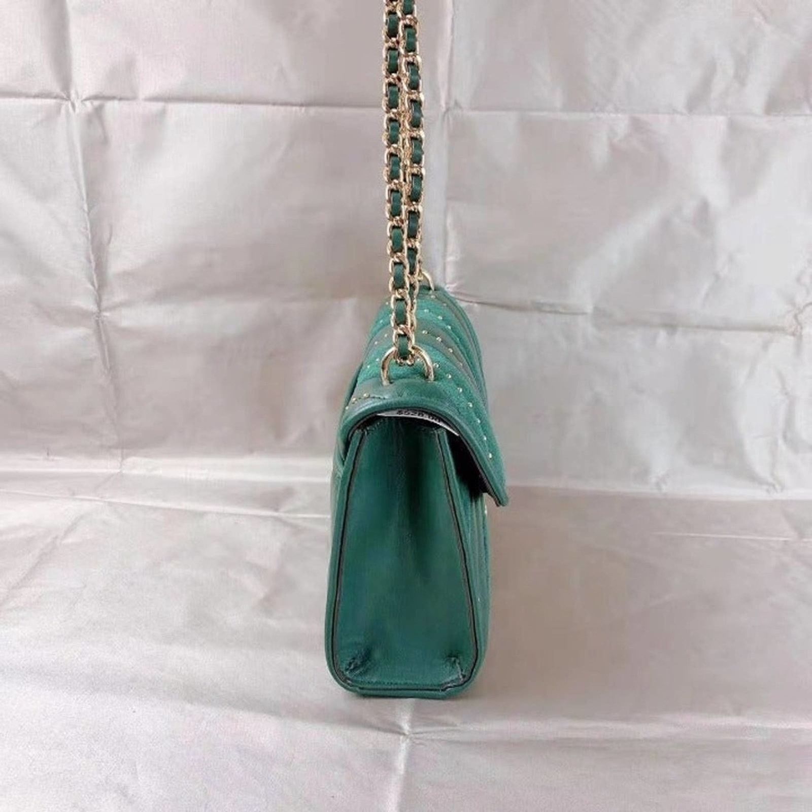 Michael Kors Michael Kors 35F1GXOL2U Medium Flap Shoulder In Racing Green Size ONE SIZE - 2 Thumbnail