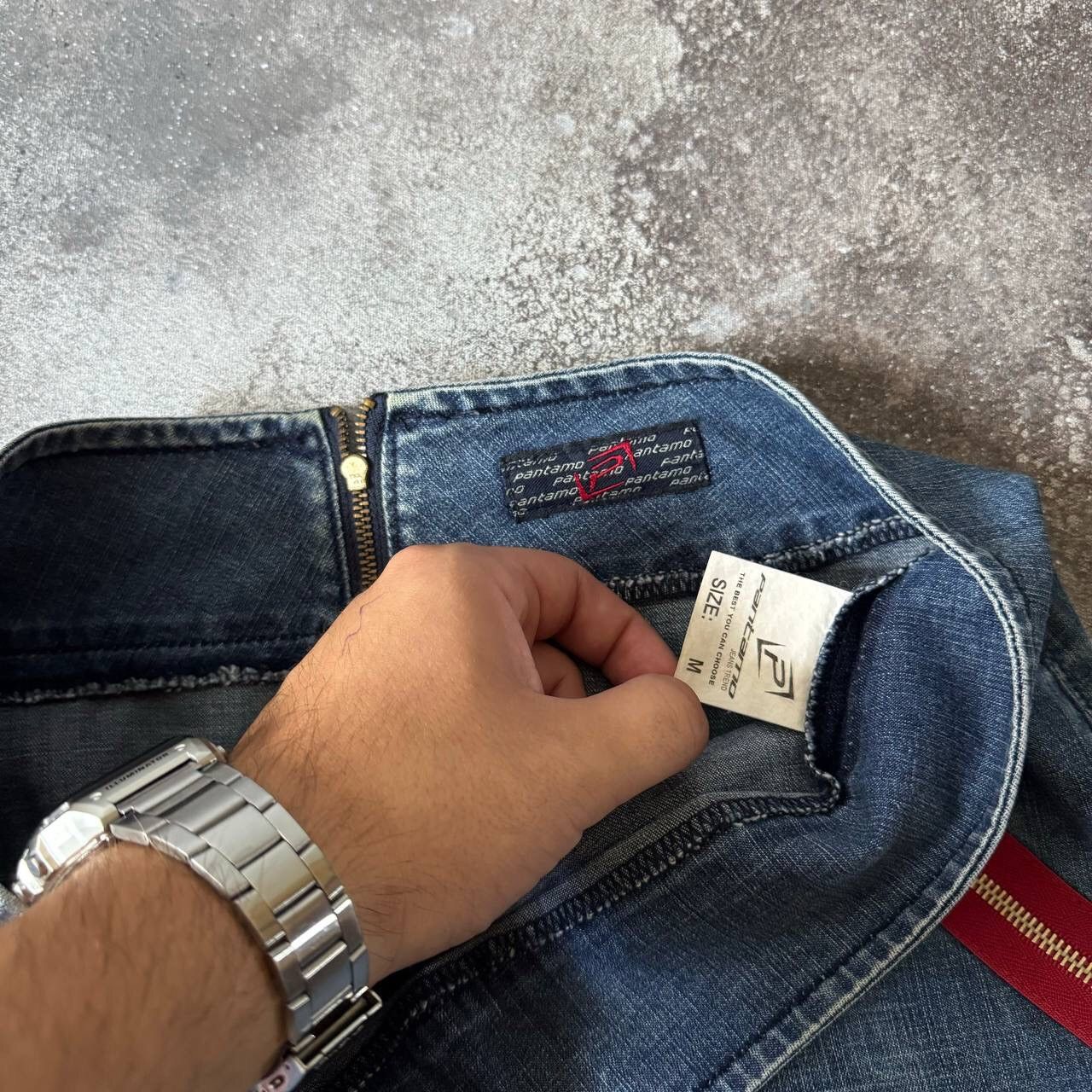 20471120 × Hysteric Glamour × Japanese Brand Y2K Super Sexy Vintage Denim Mini Skirt Size 30" / US 8 / IT 44 - 7 Thumbnail