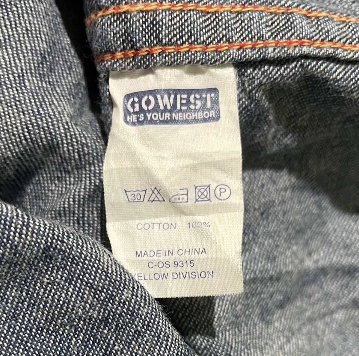Japanese Brand GOWEST PEARL SNAP BUTTON STUDDED DENIM SHIRT Size US M / EU 48-50 / 2 - 6 Thumbnail