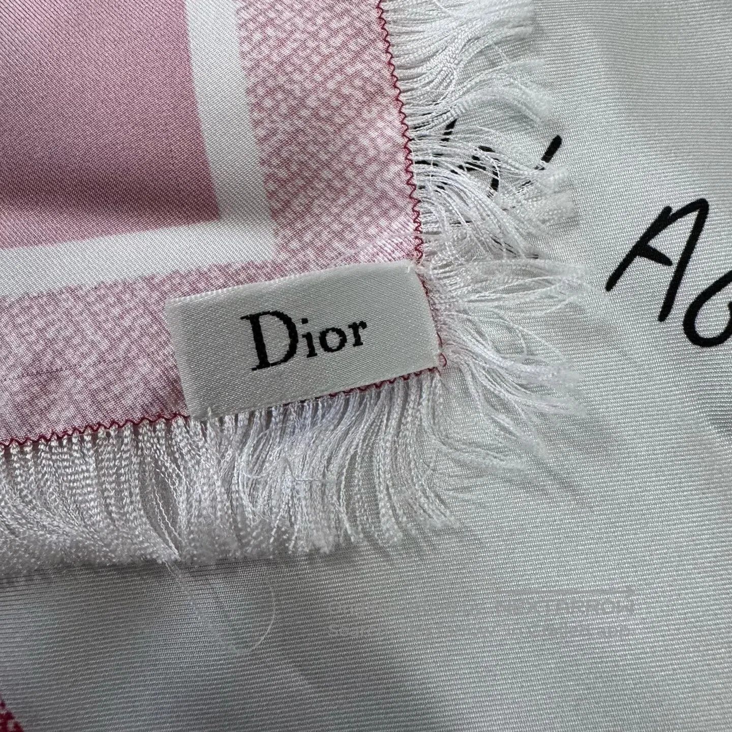 Dior Dior Tassel; Silk from silkworms; Silk scarf| Size ONE SIZE - 4 Thumbnail