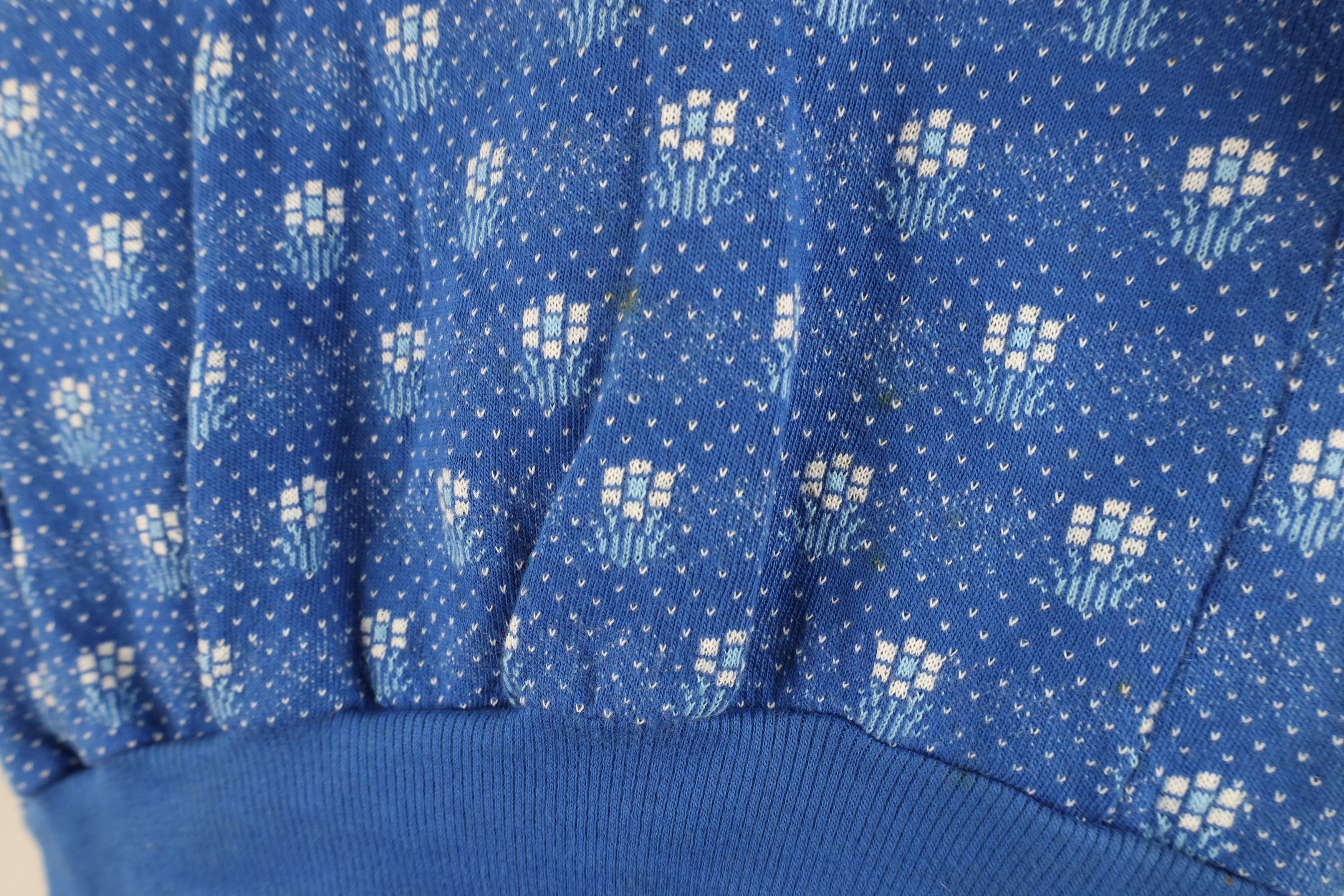 Vintage Vintage 60s Streetwear Flower Lace Knit Polo Shirt USA Size M / US 6-8 / IT 42-44 - 11 Thumbnail