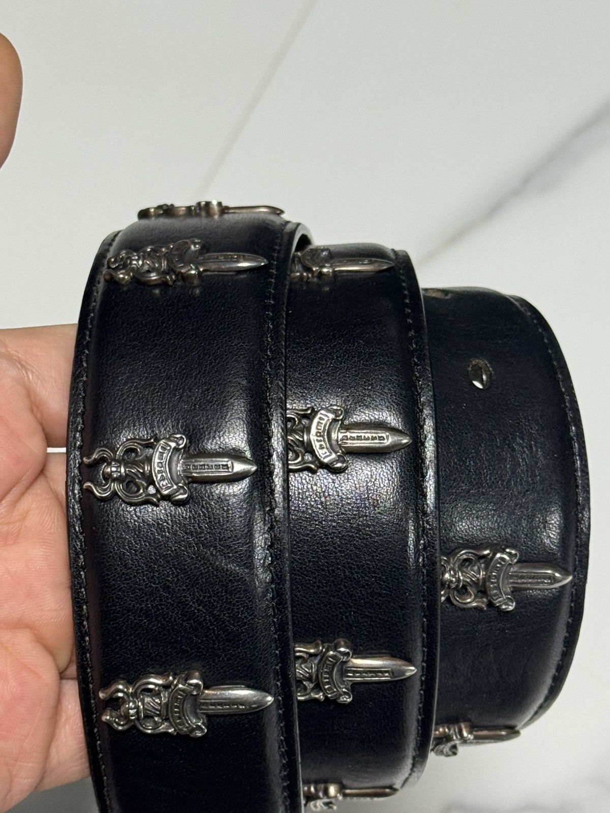 Chrome Hearts Chrome hearts loaded dagger belt strap Size 34 - 10 Thumbnail