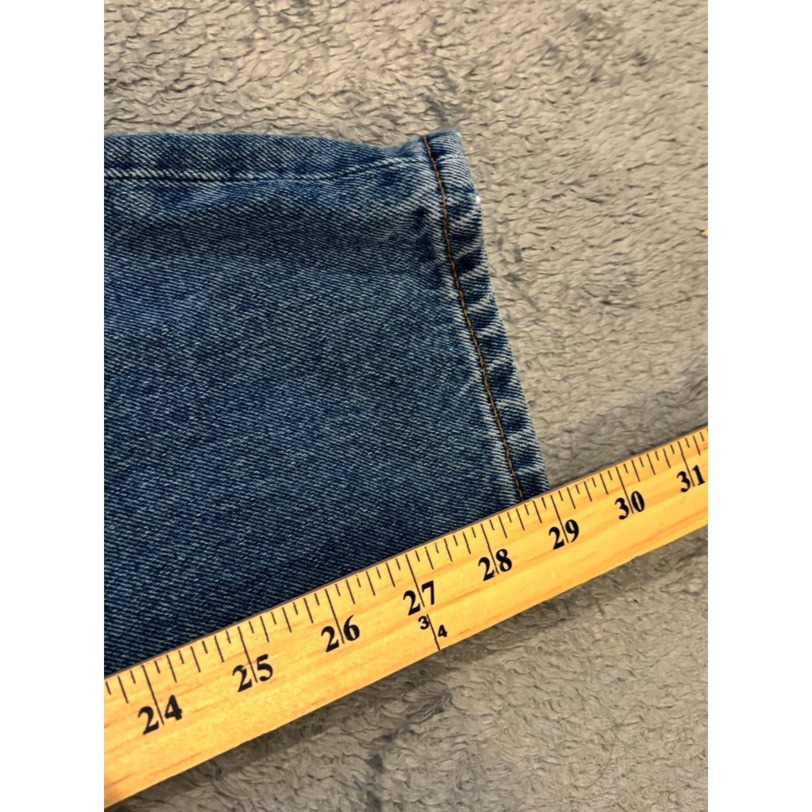 Denime VINTAGE Peter Manning Jeans Mens 32x29 Slim Fit Stretch Blue Denim PMNYC Size US 32 / EU 48 - 5 Thumbnail