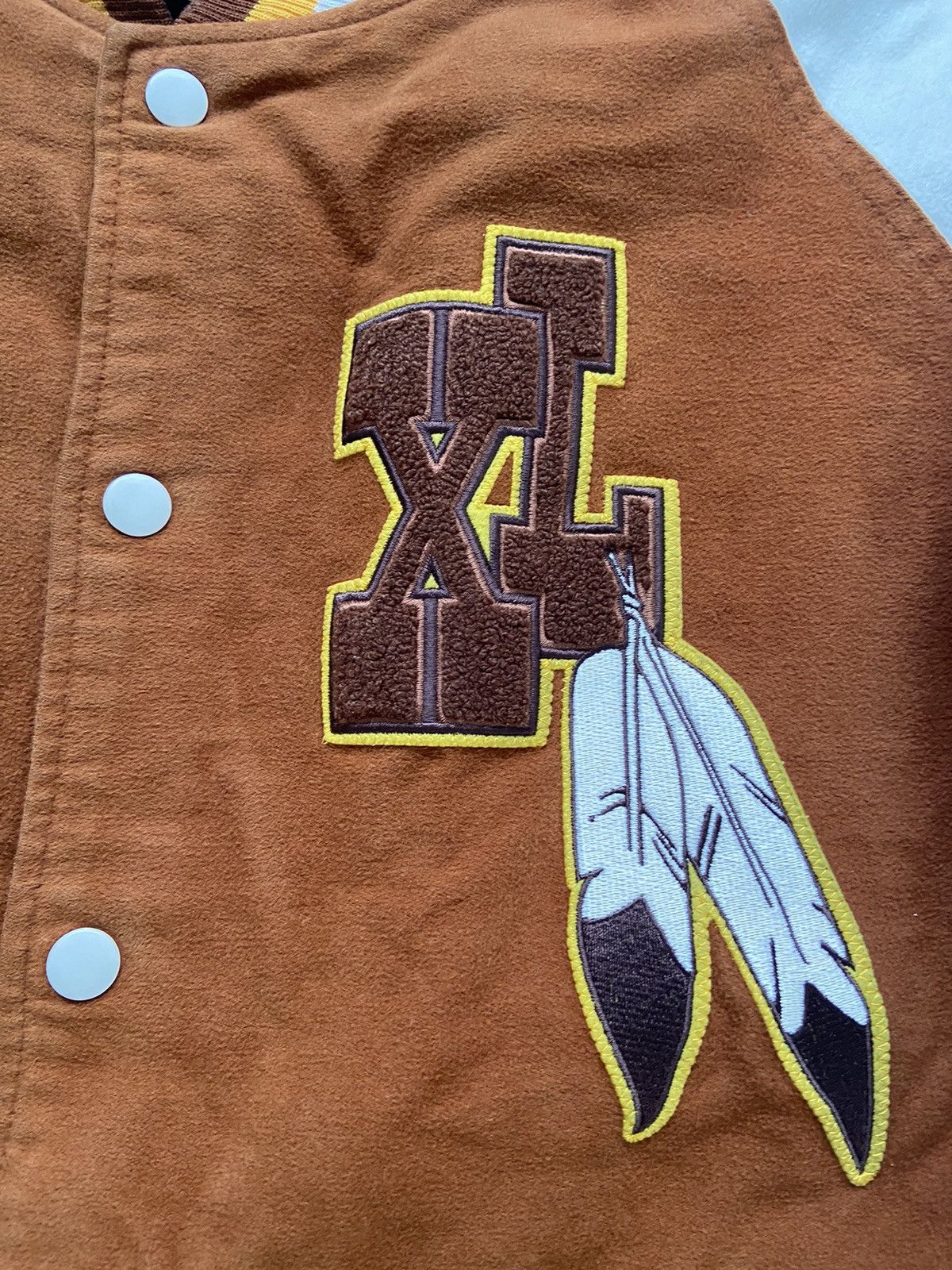 Xlarge Vintage 2000’s Xlarge Louis Vuitton Parody Moleskin Varsity Size US L / EU 52-54 / 3 - 5 Thumbnail