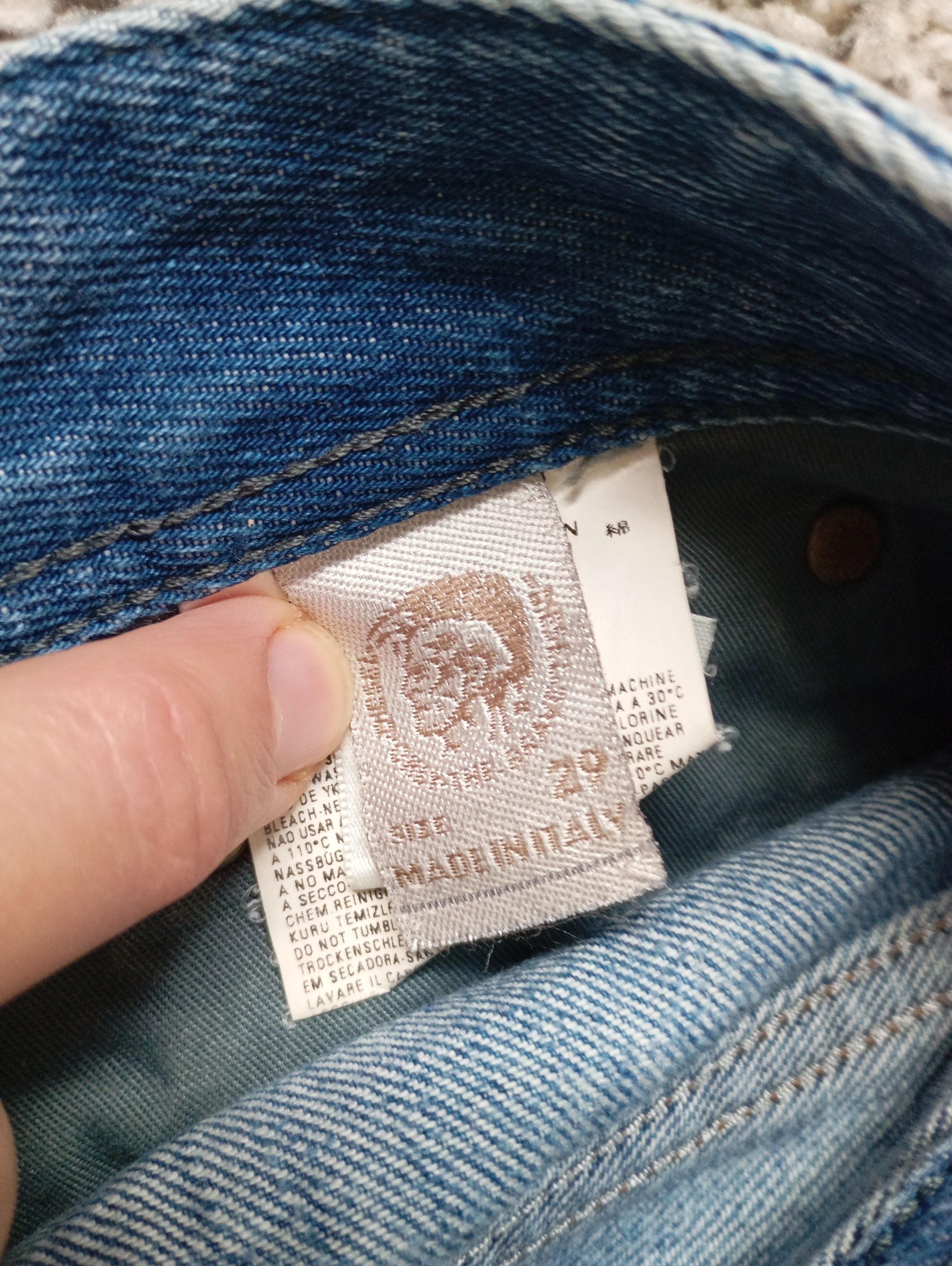 Diesel × Vintage Diesel Industry Distressed Denim Jeans Pants Size US 29 - 9 Thumbnail