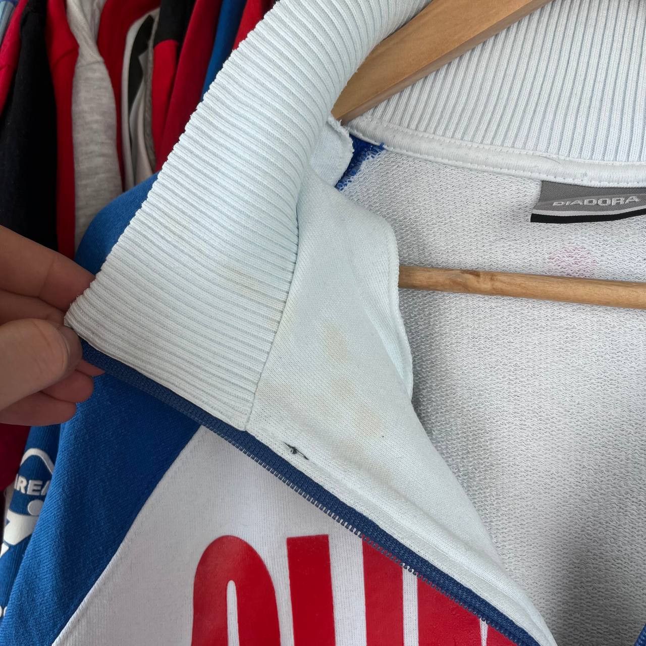 Diadora Diadora 'Olimpico' Italia Football Soccer Track Jacket Size US L / EU 52-54 / 3 - 13 Thumbnail