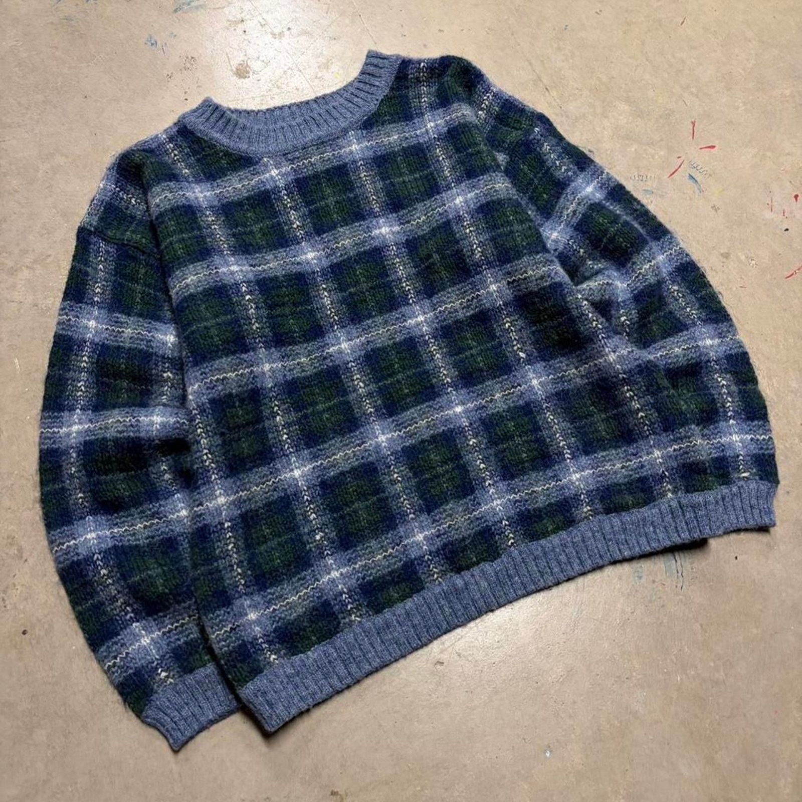 Northern Reflections 90s wool checkered sweater Size US M / EU 48-50 / 2 - 2 Thumbnail