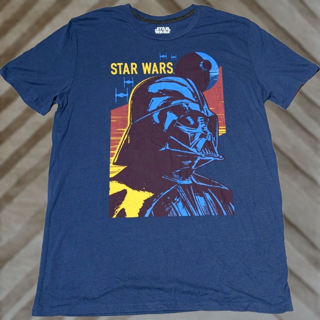 Star Wars STAR WARS DARTH VADER DEATH STAR Men Large FIFTH SUN Graphic T-Shirt Size US L / EU 52-54 / 3 - 1 Thumbnail