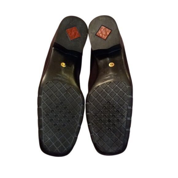Donald Pliner Donald J Pliner Size 7.5 Black Square Toe Slip On Shoes Spor Size US 7.5 / IT 37.5 - 2 Thumbnail