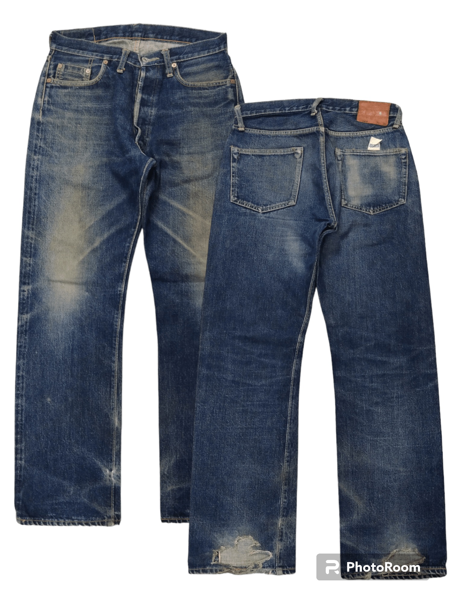 Denime × Vintage 🇯🇵DENIME SICK SELVEDGE DENIM PANTS Size US 29 - 1 Thumbnail