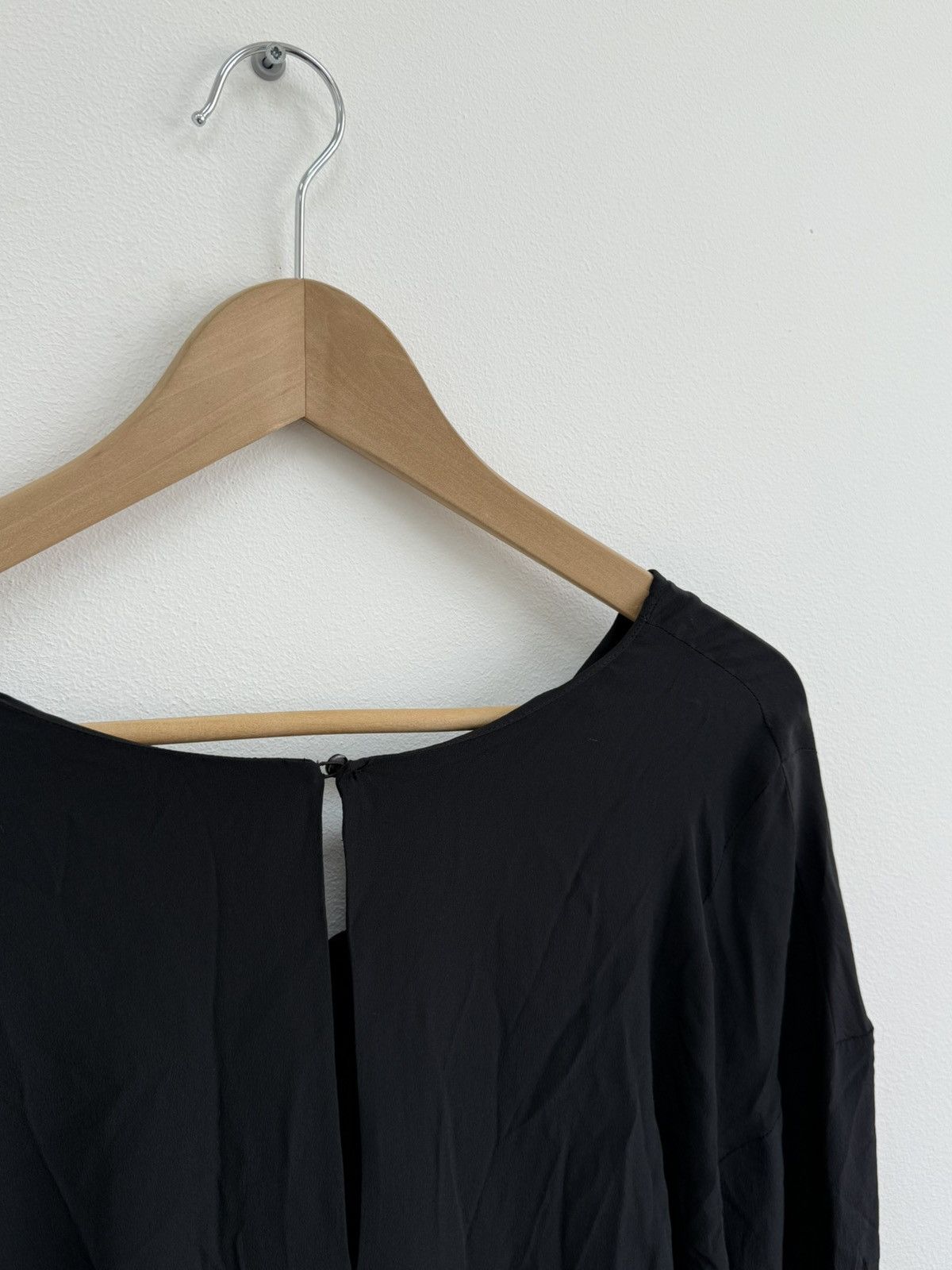 Fendi Fendi Asymmetrical Black Silk Dress Size XS / US 0-2 / IT 36-38 - 2 Thumbnail