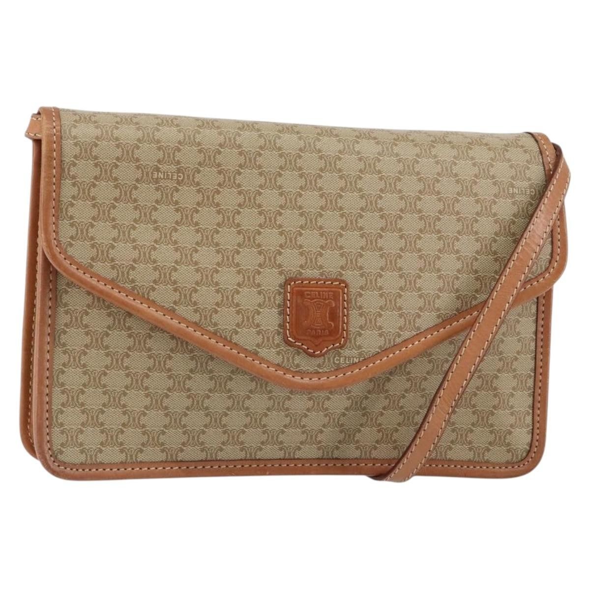 Celine Celine Vintage Macadam Shoulder Bag Canvas Size ONE SIZE - 1 Thumbnail