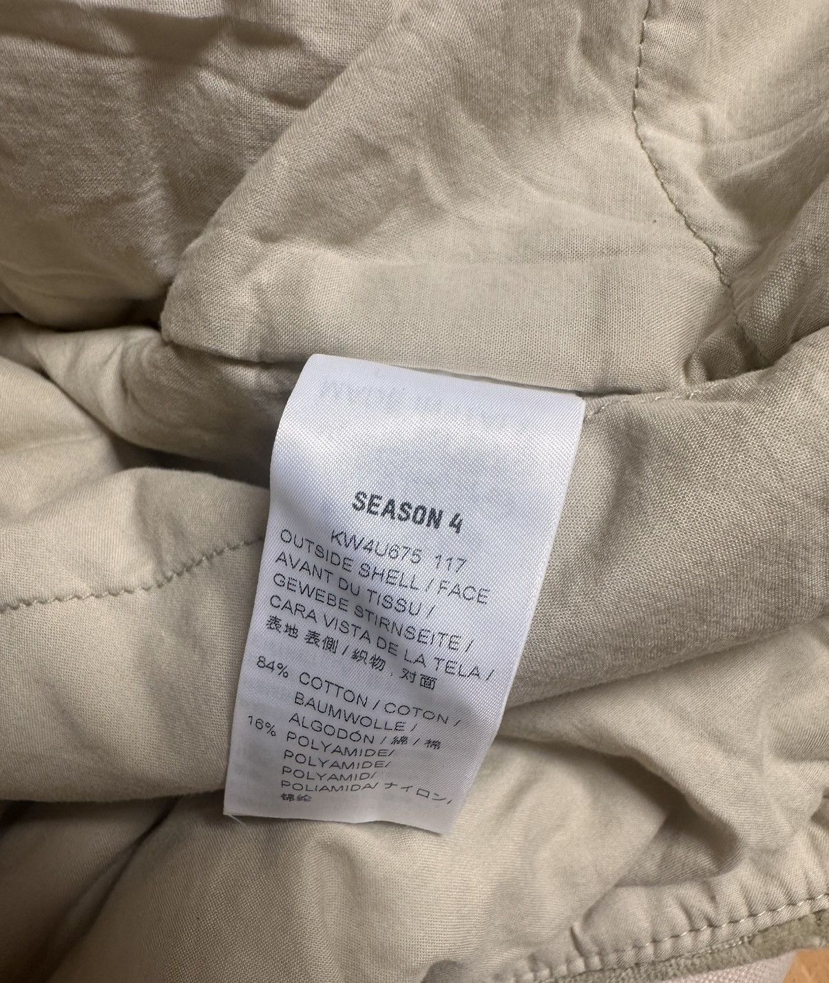 Yeezy YEEZY SEASON 4 velvet puffer jacket Size US S / EU 44-46 / 1 - 4 Thumbnail