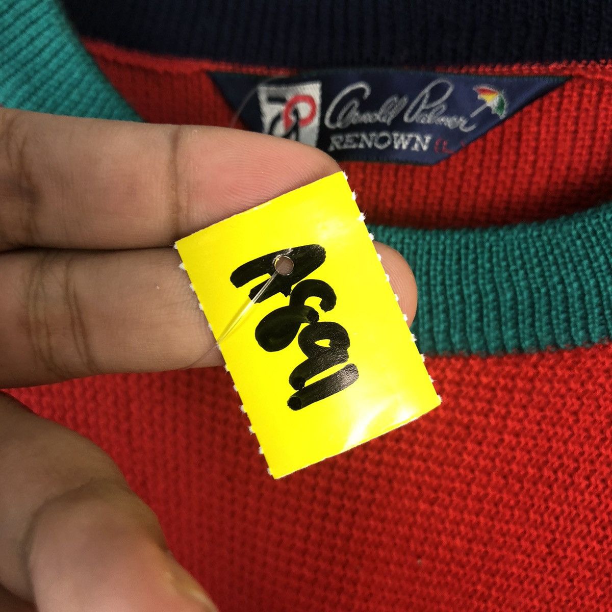 Japanese Brand × Vintage Arnold Palmer vintage Red knitwear sweatshirt #A891 Size L / US 10 / IT 46 - 11 Thumbnail