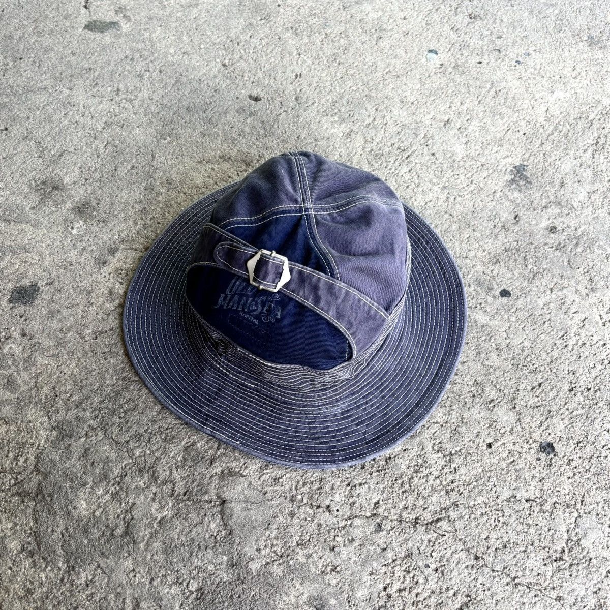 Kapital Kapital Old Man & The Sea Denim Bucket Hat Size ONE SIZE - 1 Thumbnail