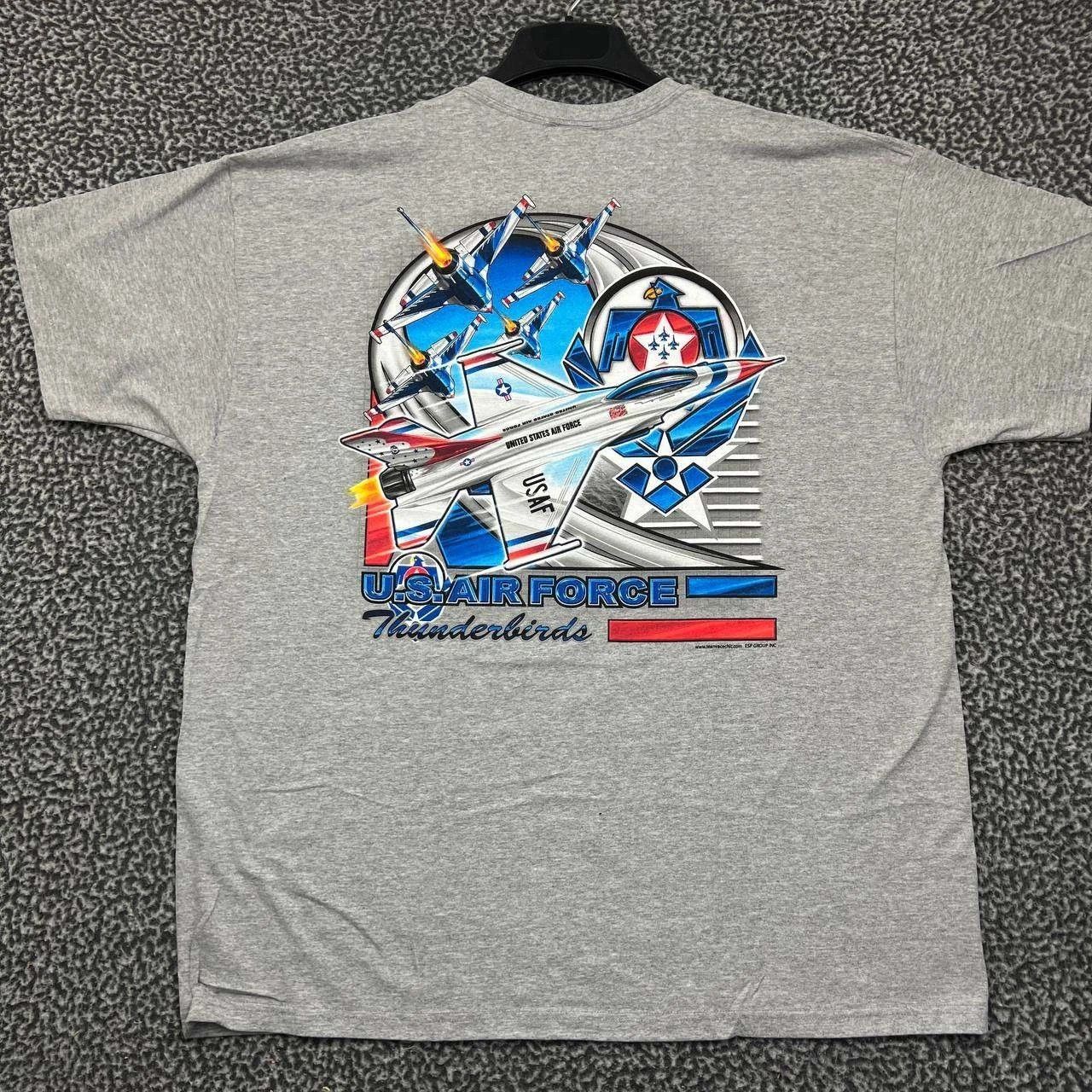 Fruit Of The Loom Vintage U.S Air Force Thunderbirds Shirt Men Deadstock 2XL Size US XXL / EU 58 / 5 - 2 Thumbnail