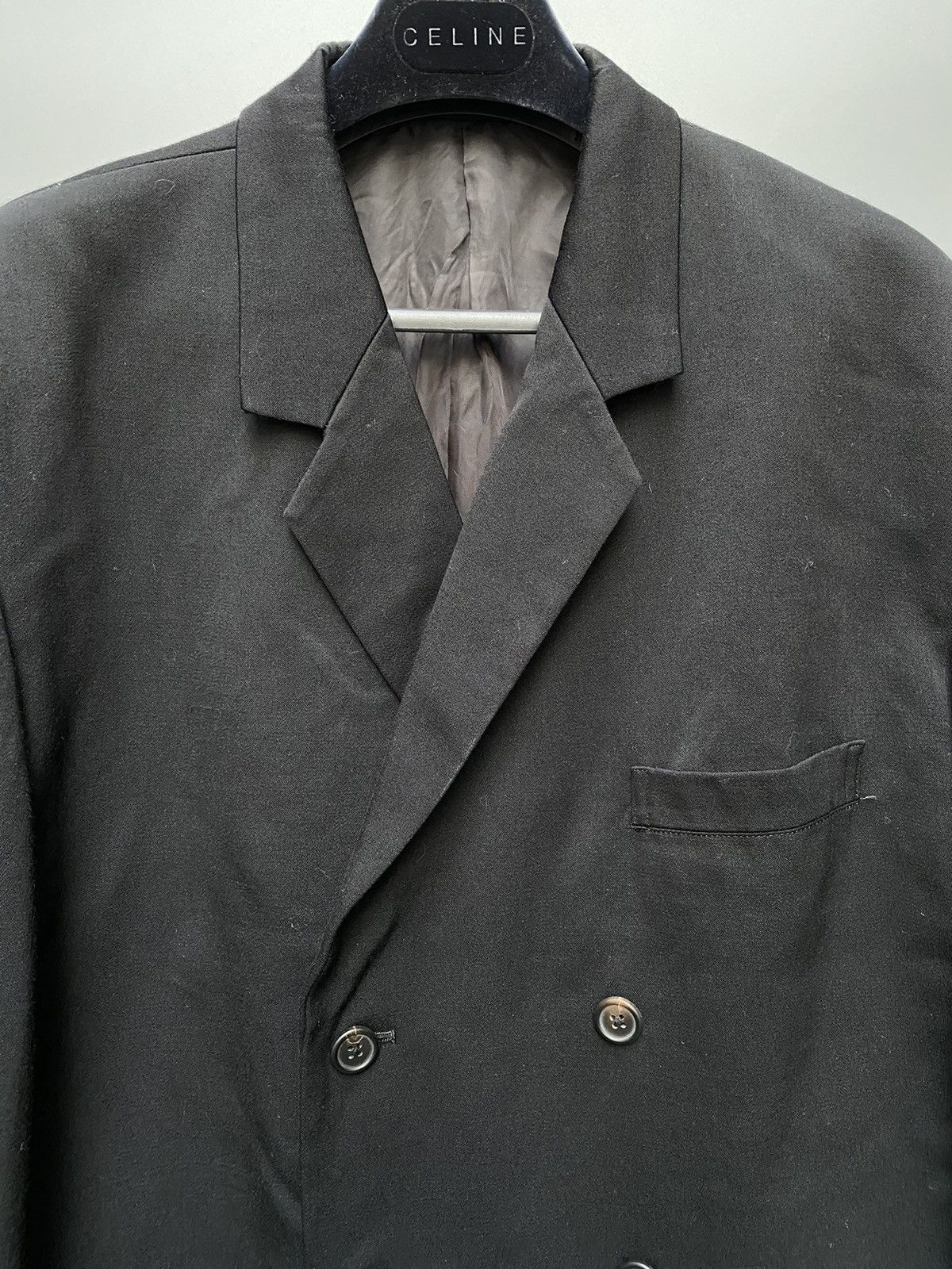 Yohji Yamamoto A/W 2002- Y’s For Men- Double Breasted Blazer Size US L / EU 52-54 / 3 - 3 Thumbnail