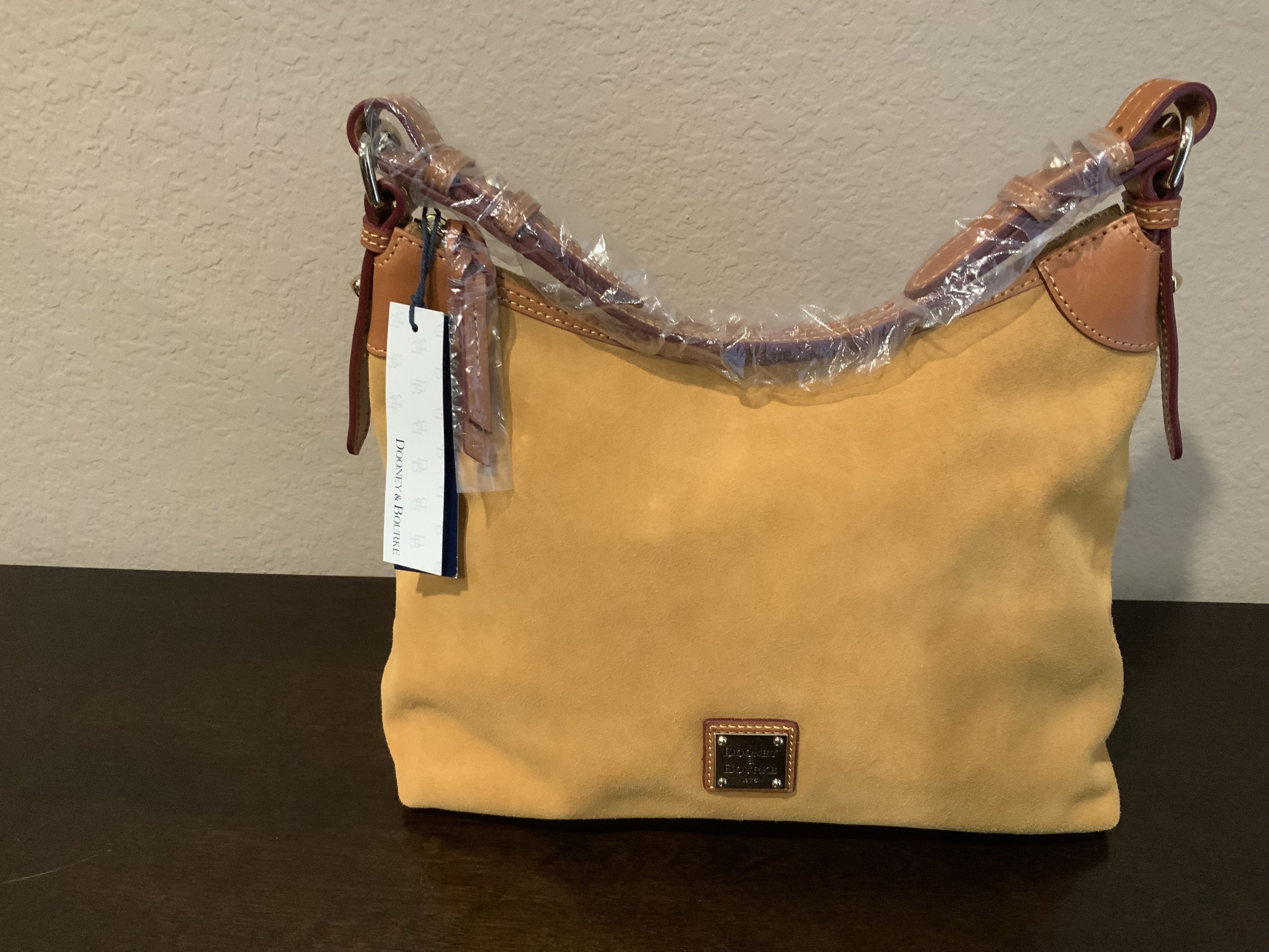Dooney & Bourke Palomino Suede and Leather Shoulder Bag Size ONE SIZE - 3 Thumbnail