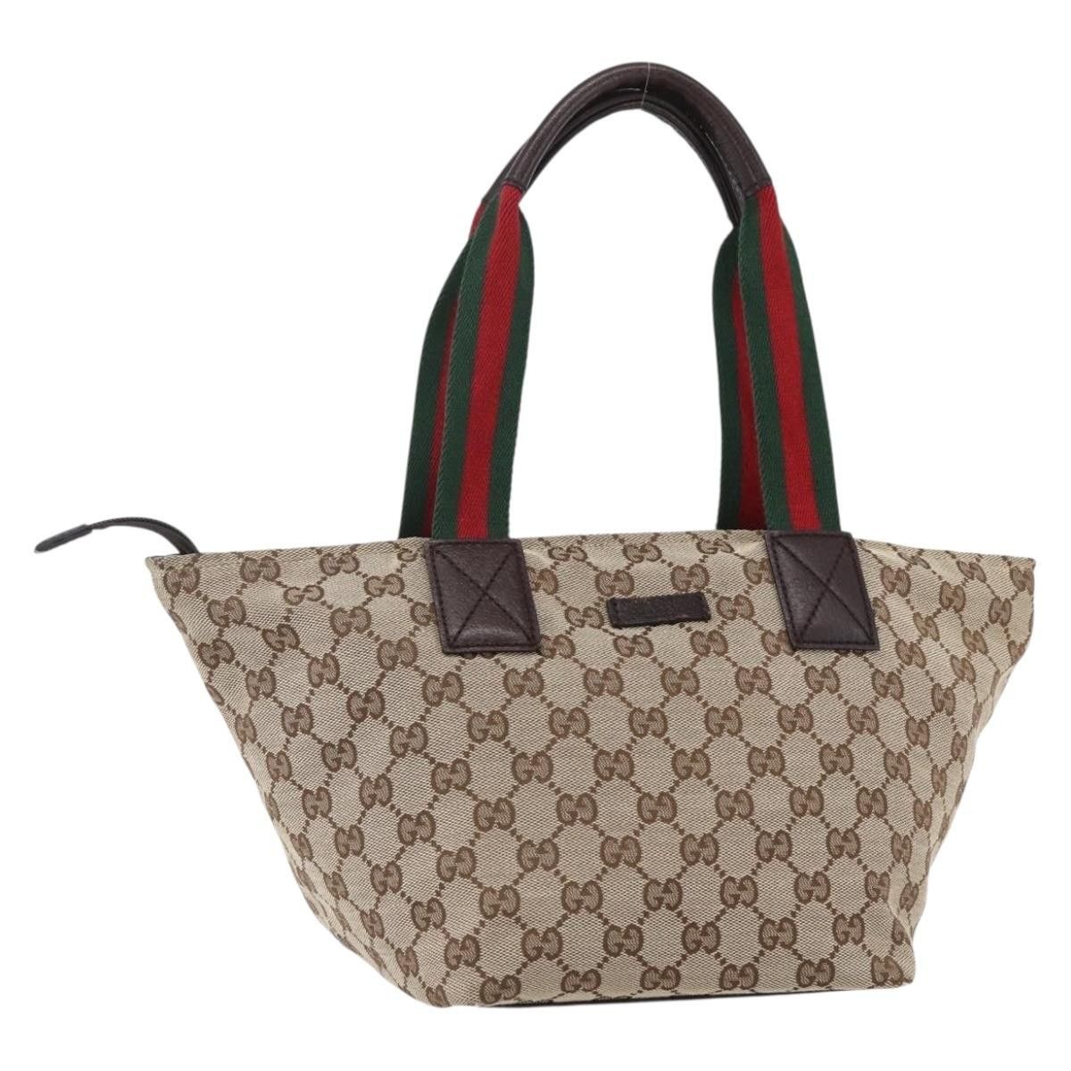 Gucci Gucci Web Zip Tote GG Canvas Size ONE SIZE - 1 Thumbnail