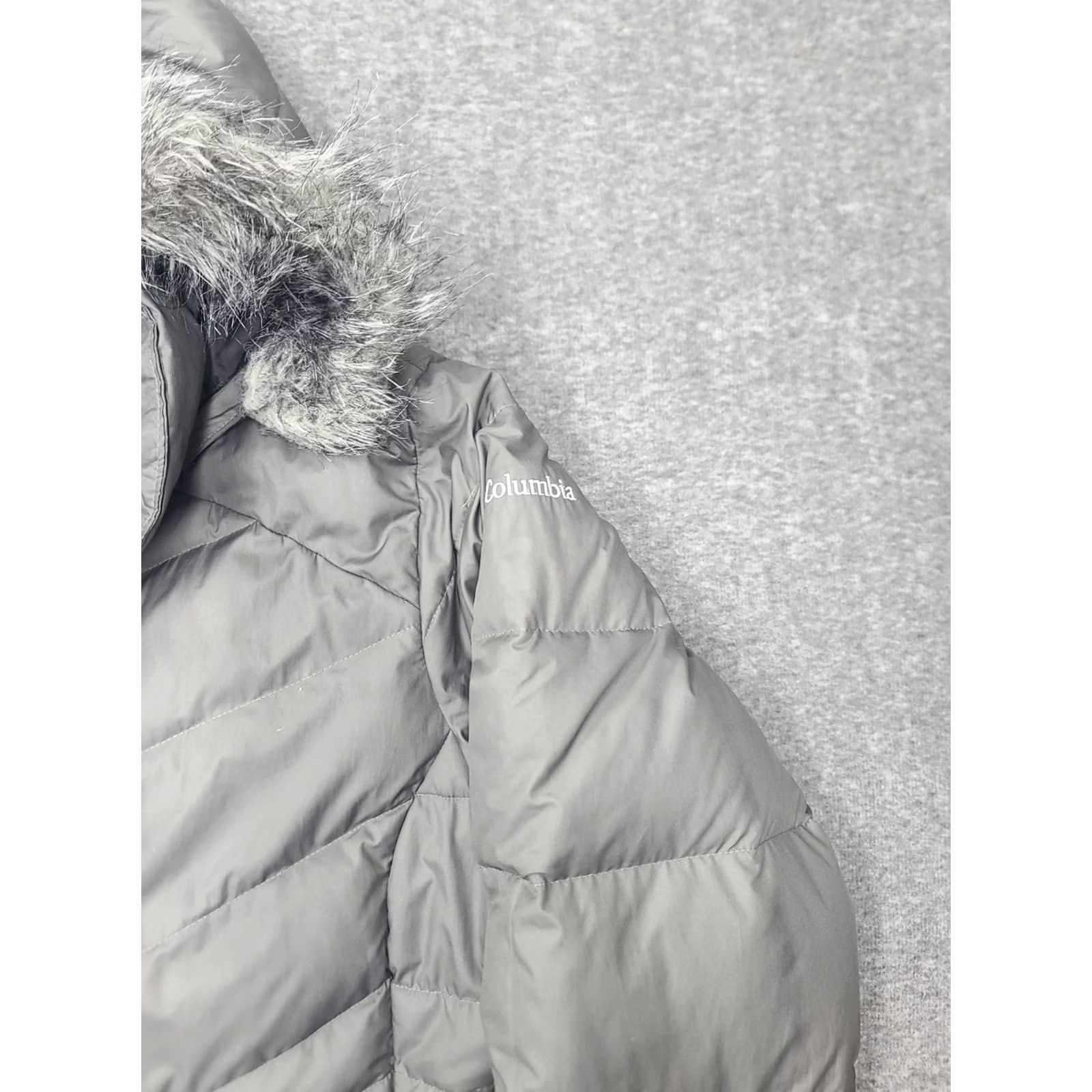 Vintage Columbia Lay D Down II Mid Jacket Womens 2X Graphite Gray Long Puffer Parka Coat Size XXL / US 16-18 / IT 52-54 - 6 Thumbnail