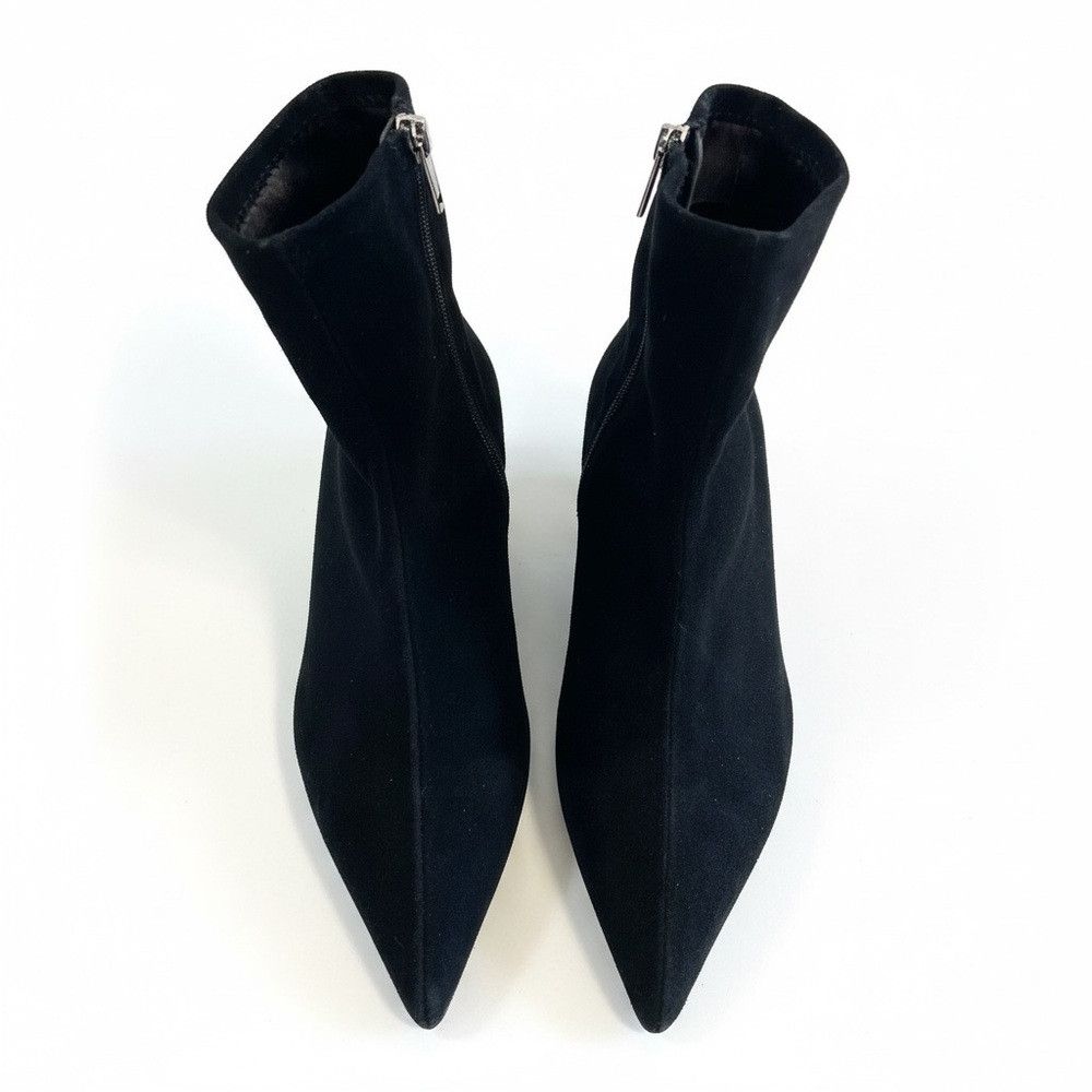 Robert Clergerie Clergerie “Sage” Black Stretch Suede Sock Booties EU 38 NEW Size US 7.5 / IT 37.5 - 6 Thumbnail