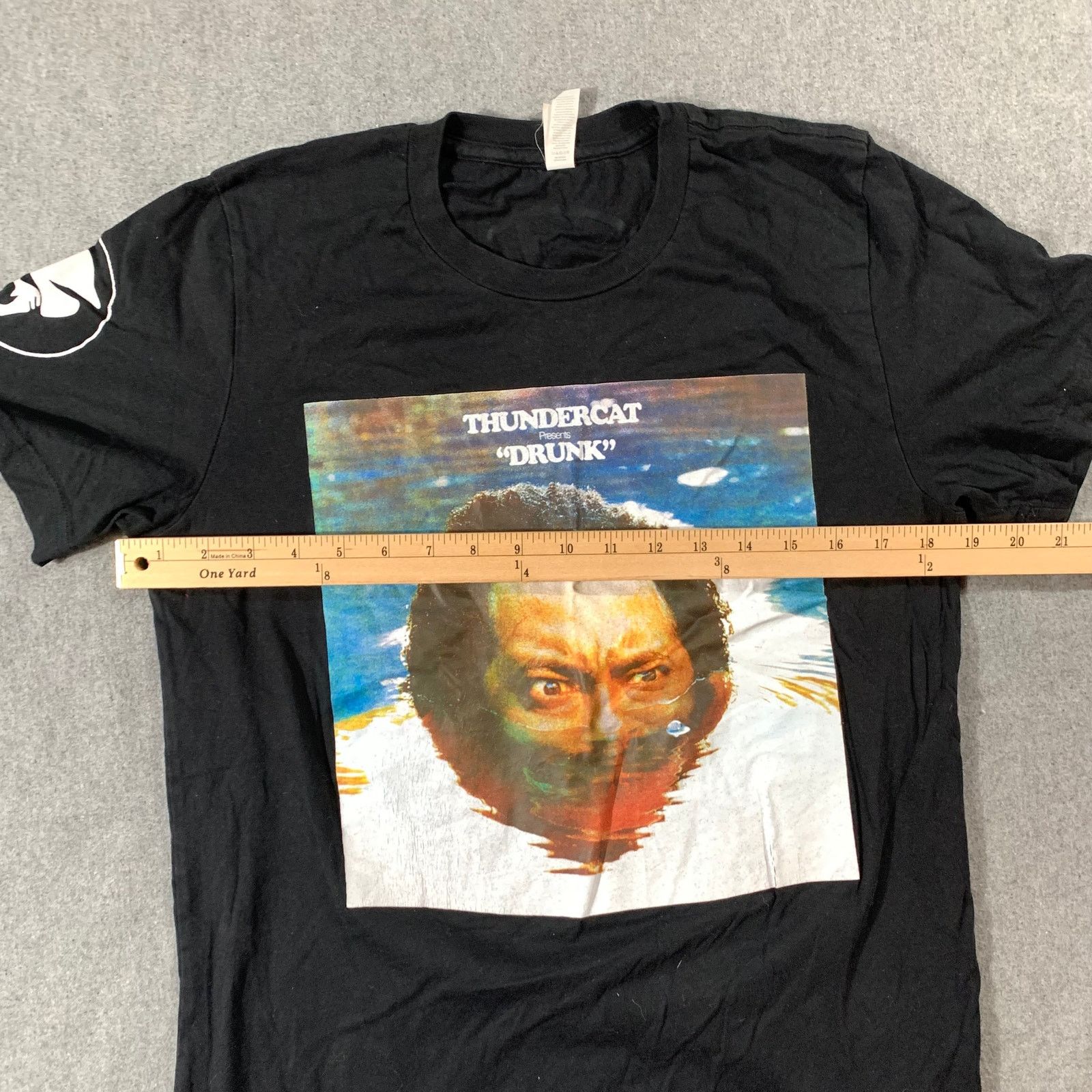 Canvas Drunk Shirt Adult Medium Black Casual Classic T Shirt Mens Size US M / EU 48-50 / 2 - 4 Thumbnail