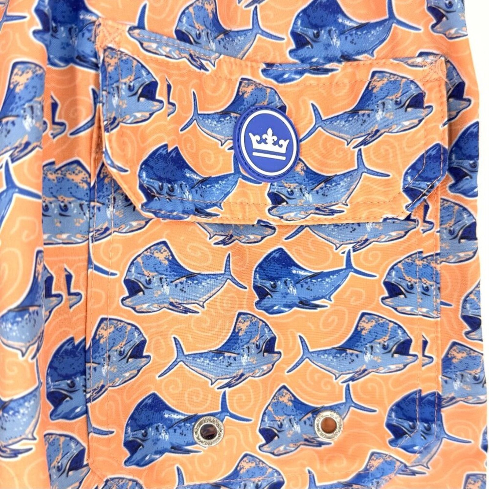 Peter Millar Peter Millar Seaside Swim Trunks Fish Print Men’s Small Size US 28 / EU 44 - 5 Thumbnail
