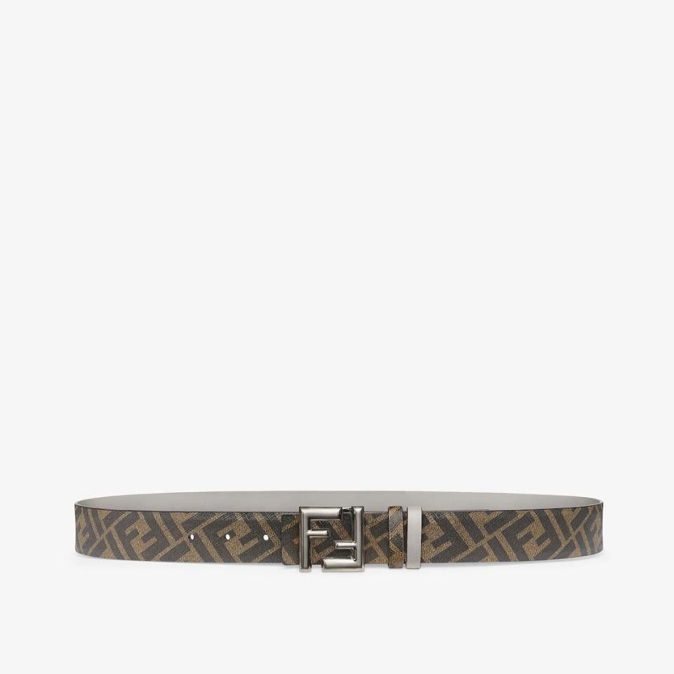 Fendi o1s1wg111224 Size: OS / FF Logo Squared Belt in Grey Size ONE SIZE - 2 Thumbnail