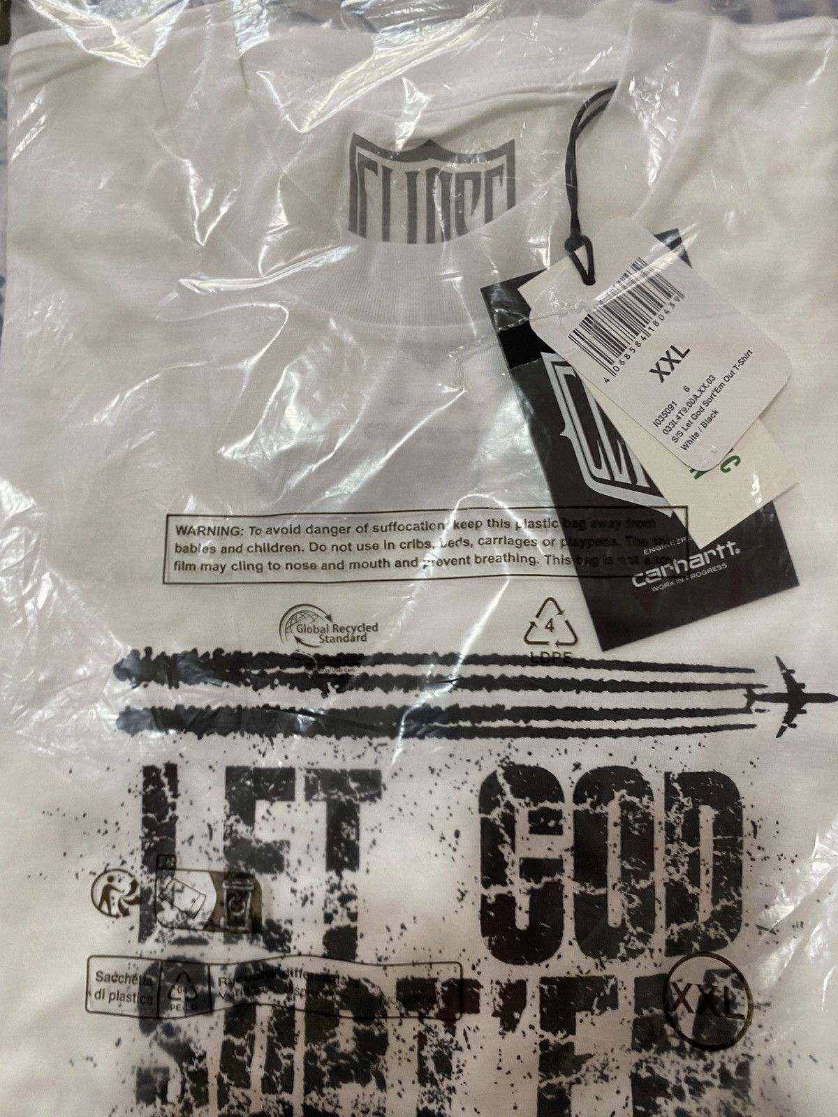 Carhartt Wip T-shirt Carhartt WIP X Clipse Let God sort’em out XXL Size US XXL / EU 58 / 5 - 11 Thumbnail