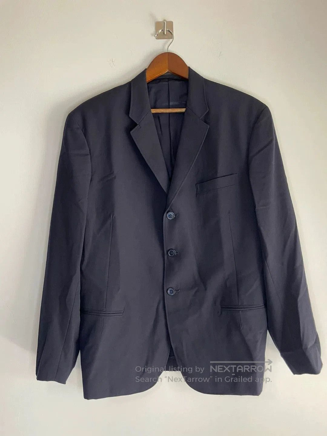 Yohji Yamamoto Yohji Yamamoto 80s Navy Suit. Size US S / EU 44-46 / 1 - 1 Thumbnail