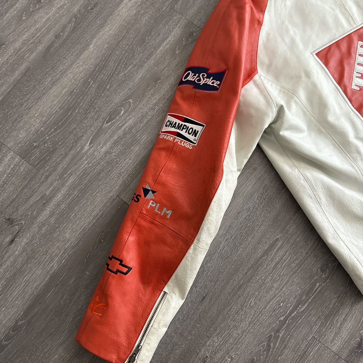 NASCAR Nascar Home Depo Leather Jacket Size US L / EU 52-54 / 3 - 4 Thumbnail