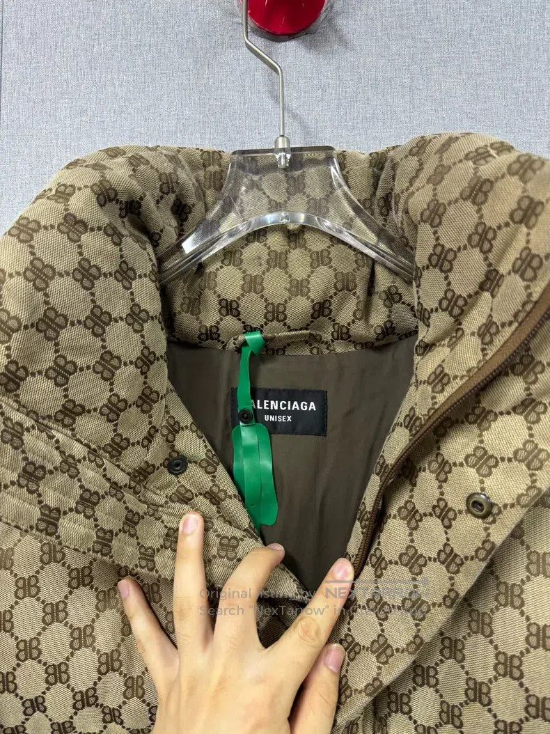 Balenciaga Balenciaga Full Print Padded Jacket Size US S / EU 44-46 / 1 - 4 Thumbnail