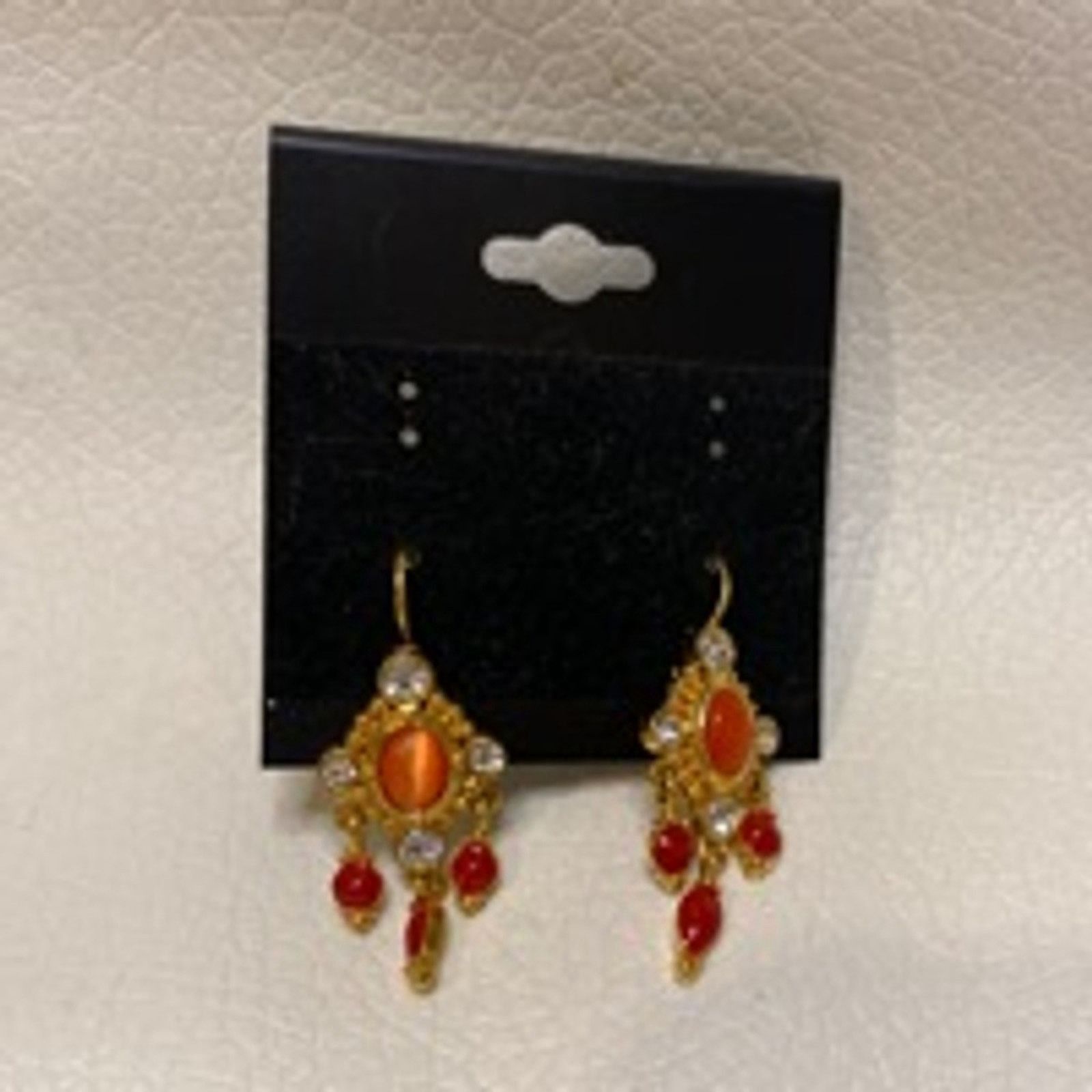 Other Vintage Boho Bollywood Glam Gold Chandelier Drop Earrings Size ONE SIZE - 4 Thumbnail